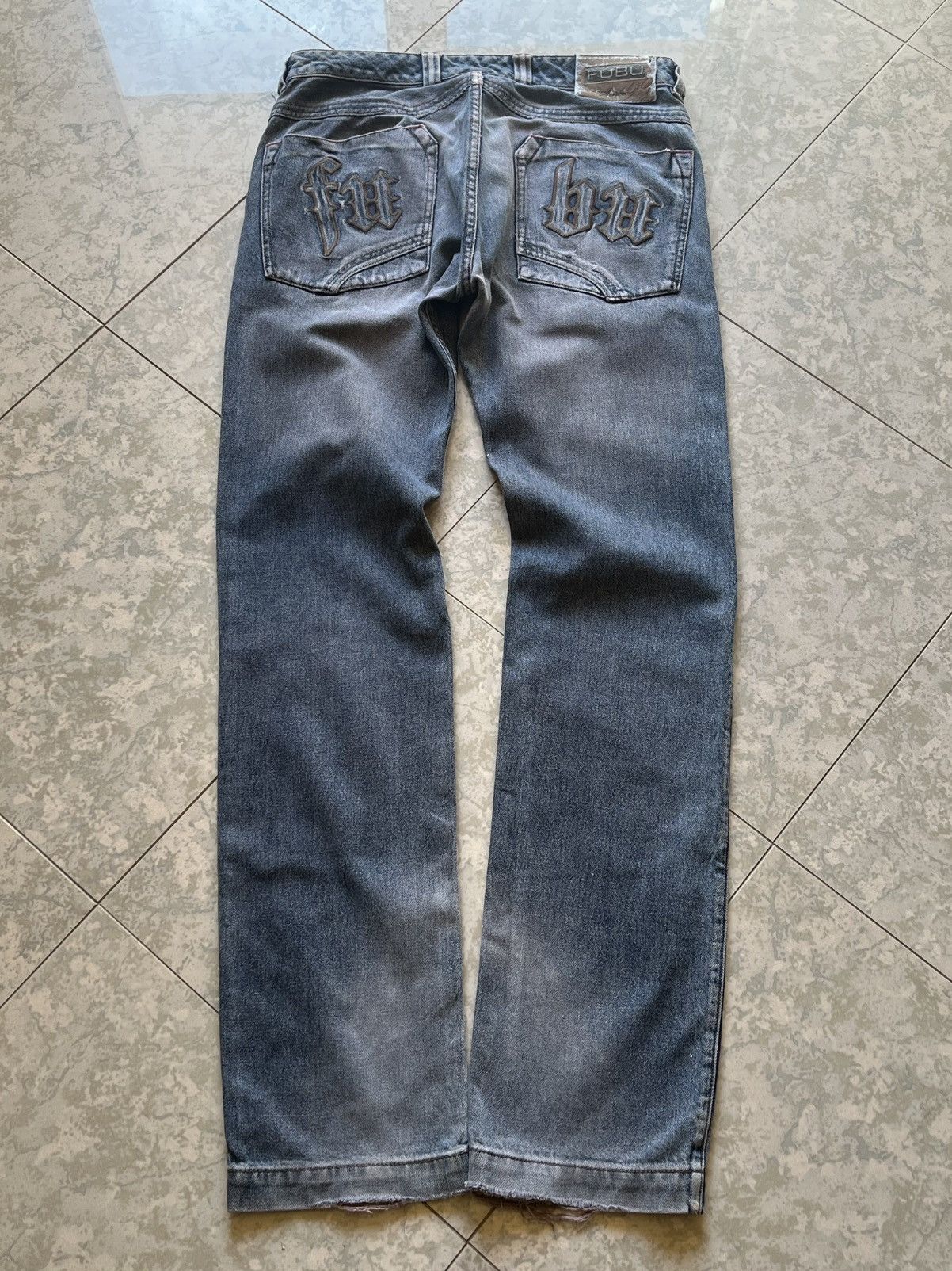Fubu FUBU Vintage Y2K Jeans Embroidered Streetwear Hip Hop 90s Size US 30 / EU 46 - 13 Thumbnail
