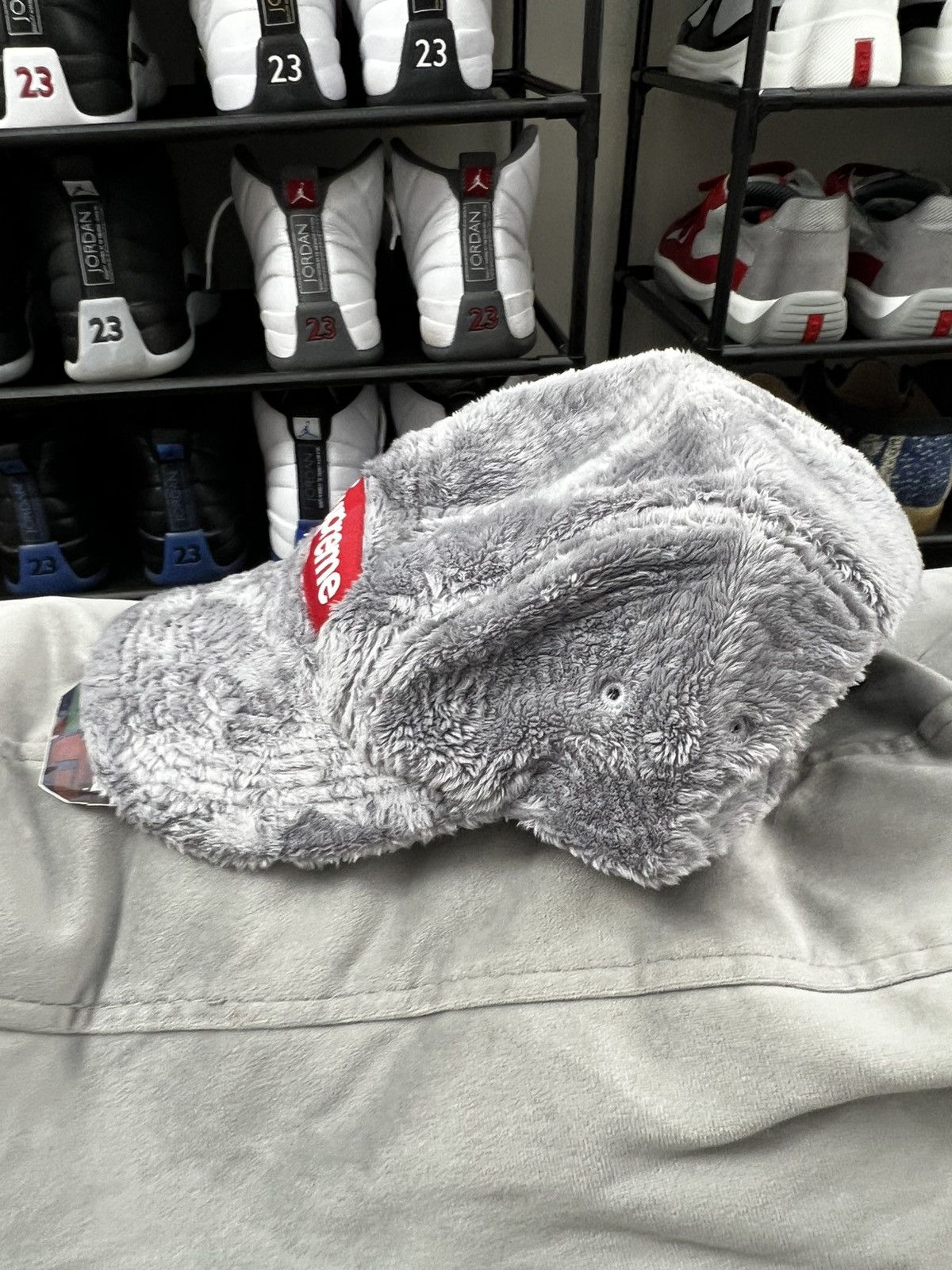 Supreme Supreme Grey Cap Size ONE SIZE - 2 Thumbnail