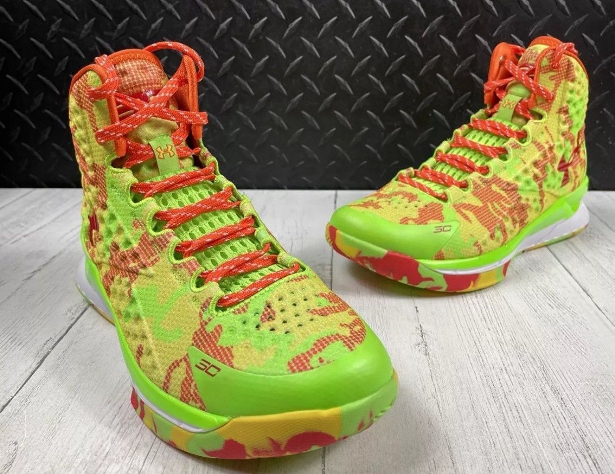 Nike × Under Armour × Vintage Authentic Under Armour Curry 1 Retro Sour Patch Men Size 10 Size US 10 / EU 43 - 3 Thumbnail