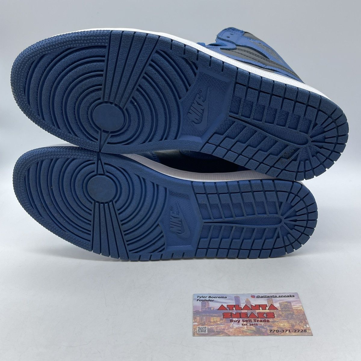 Jordan Brand Air Jordan 1 high dark marine blue Size US 9.5 / EU 42-43 - 7 Thumbnail