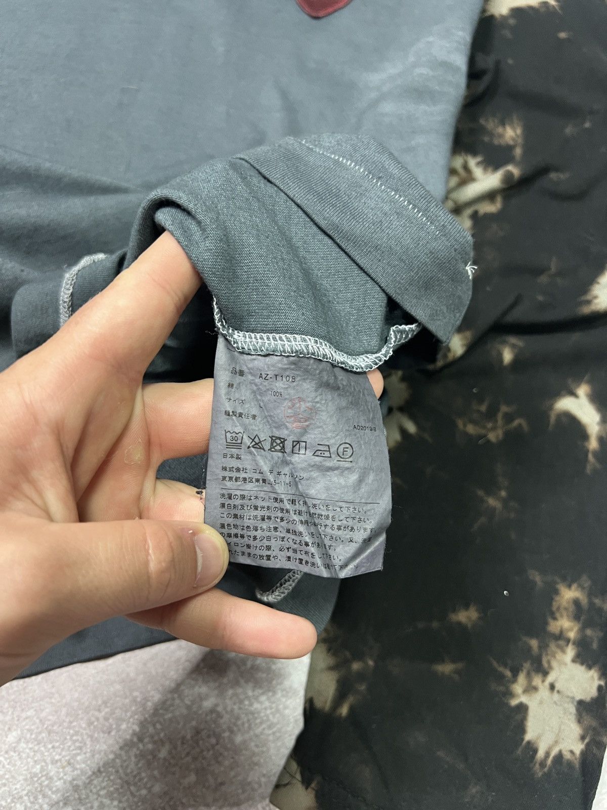 Comme des Garcons PLAY CDG Comme Des Garcons Play Longsleeve Grey Red Heart Size US L / EU 52-54 / 3 - 6 Thumbnail