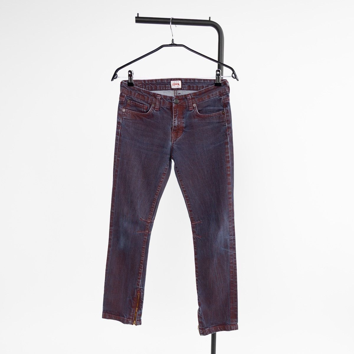 Edwin Edwin Women Vintage Jeans Rare Red Wash Japan Denim Slim Fit Size 27" / US 4 / IT 40 - 1 Thumbnail