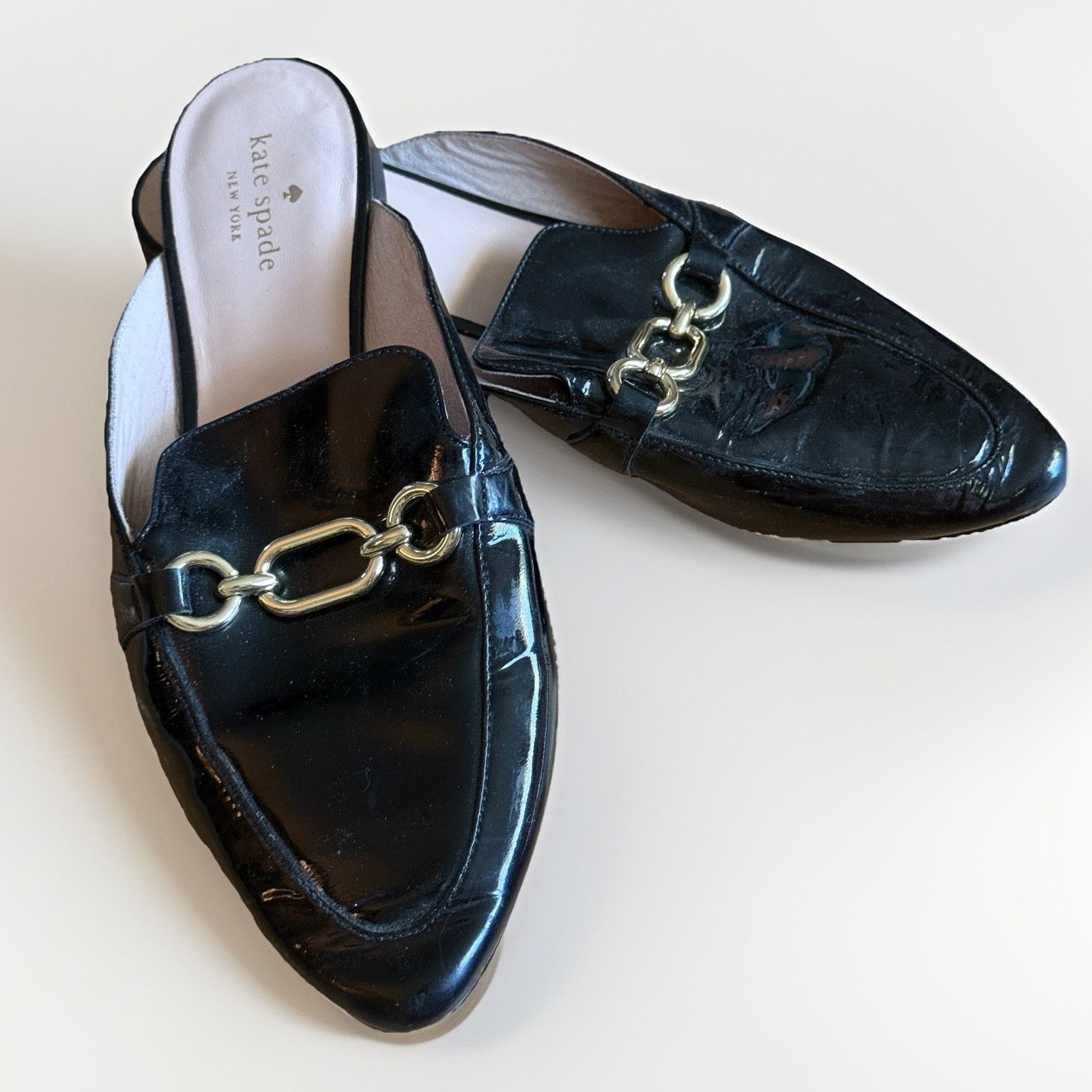 Kate Spade Kate Spade Mule Women Black Patent Leather Flat Size 9 Size US 9 / IT 39 - 7 Thumbnail