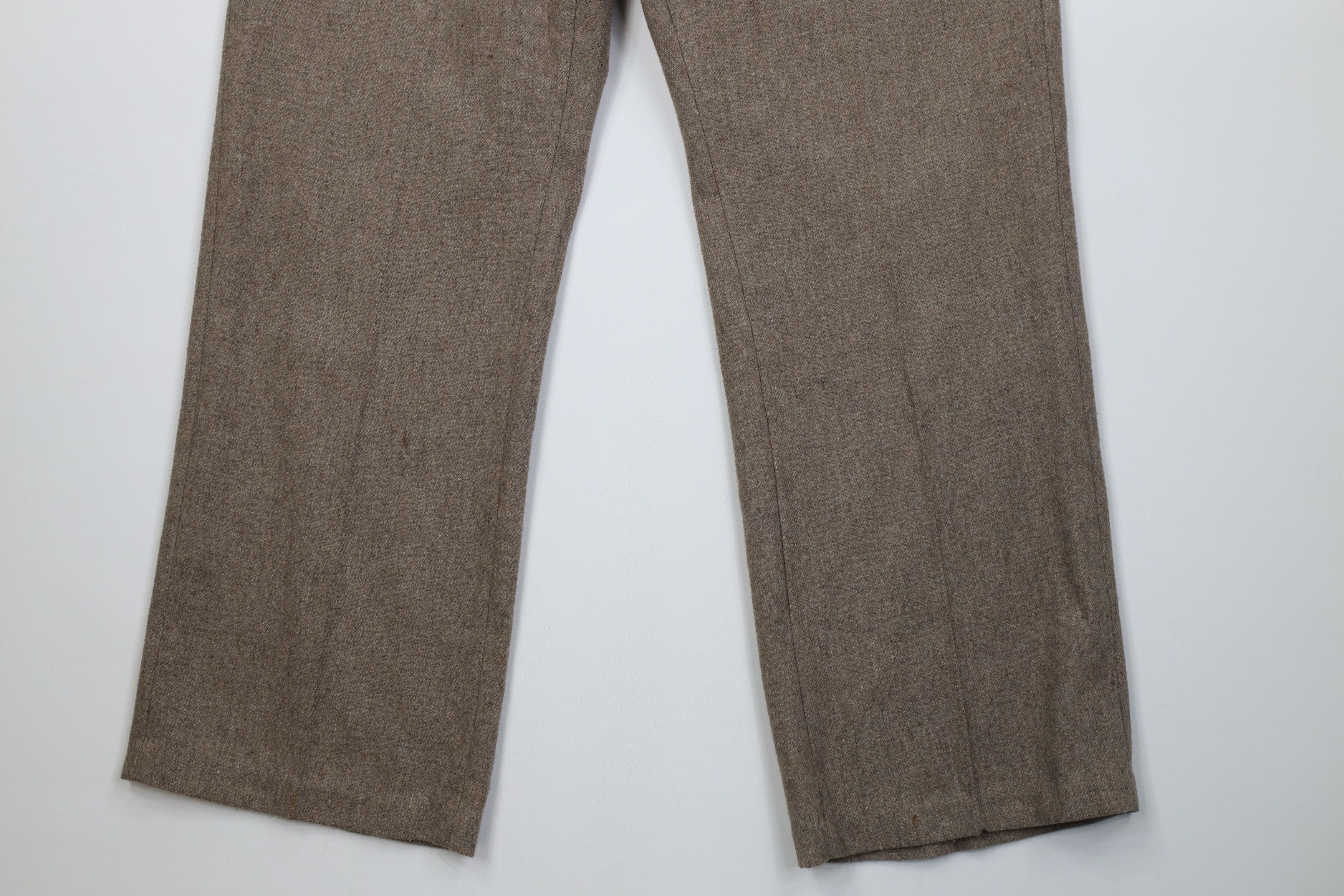 Vintage Vintage 70s Streetwear Wide Leg Chino Pants Beige USA Size US 34 / EU 50 - 4 Thumbnail