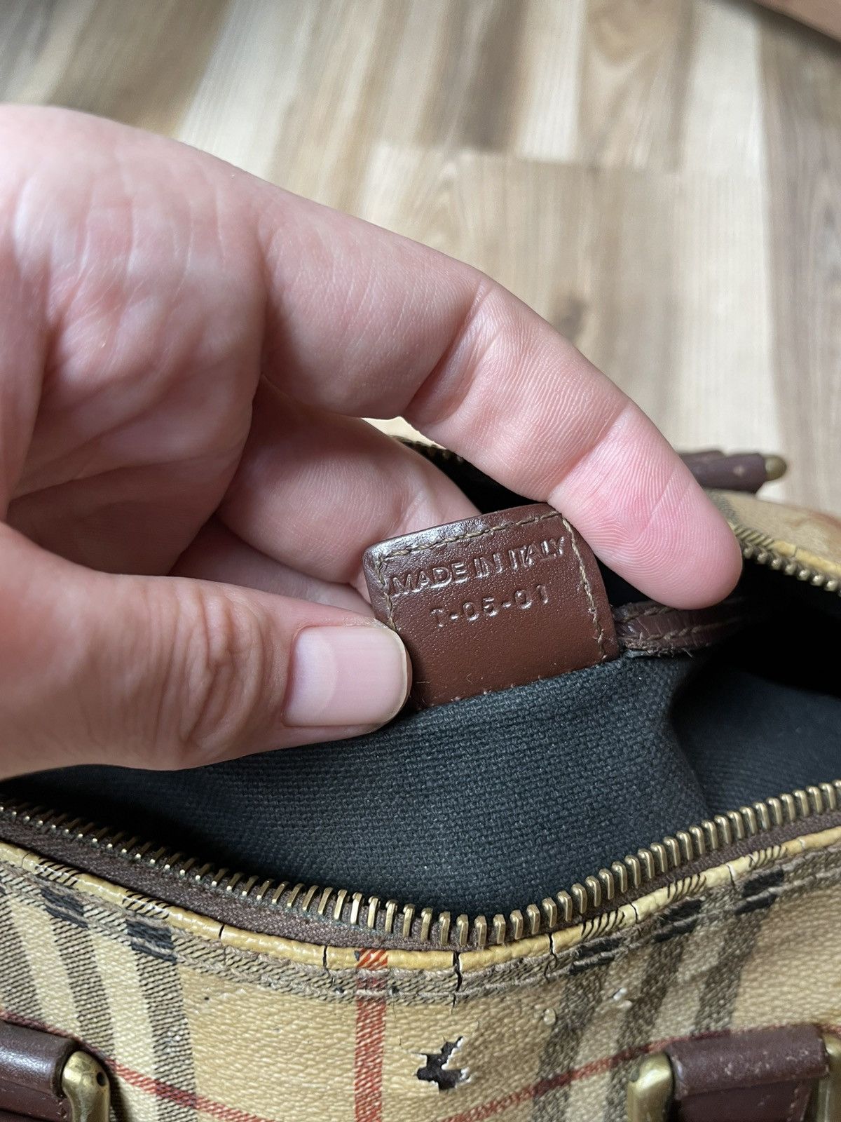 Burberry × Vintage Burberry Boston Nova Check Handbag Size ONE SIZE - 11 Thumbnail