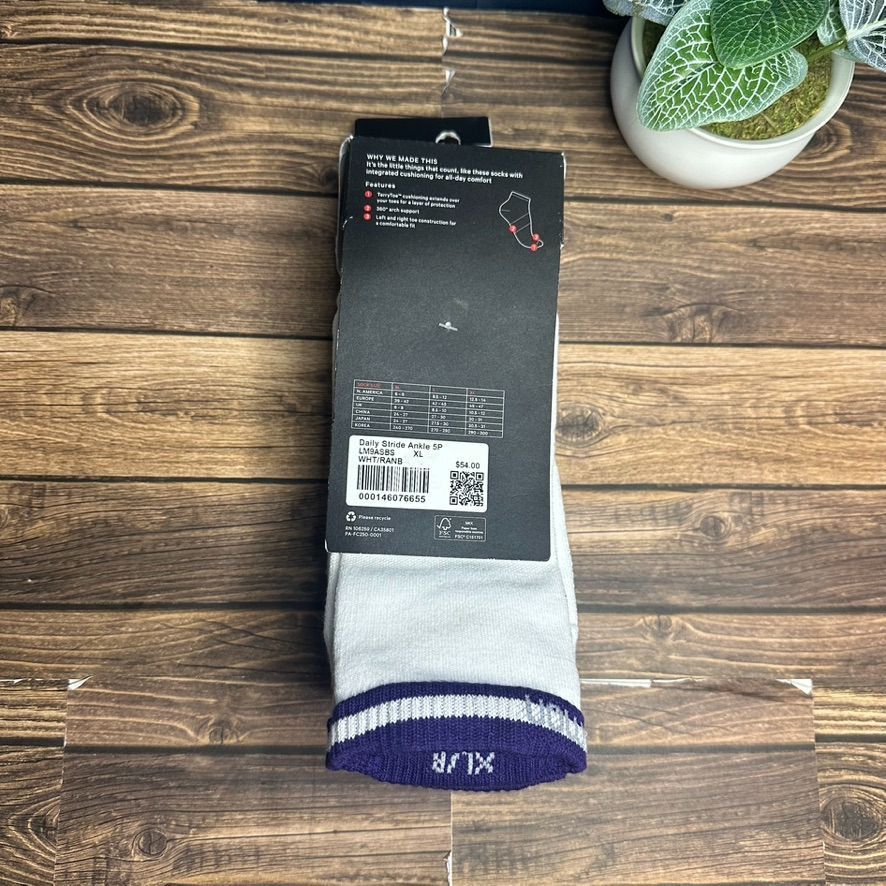 Lululemon Lululemon Men's Daily Stride Ankle Socks 5 Pack NWT Size XL Size ONE SIZE - 5 Thumbnail