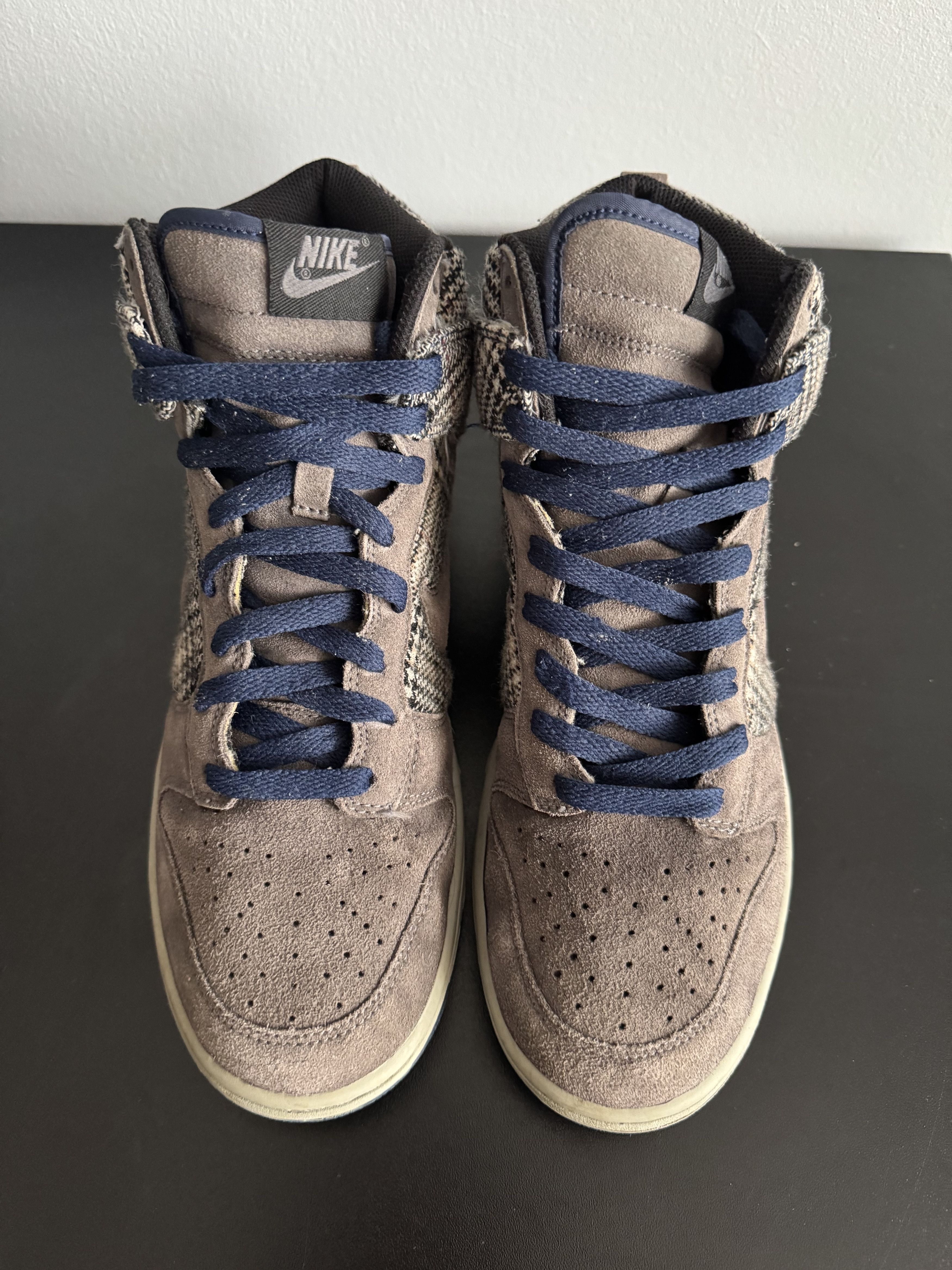 Nike Nike Dunk High Premium Tweed Pack 2007 306968-003 sb harris Size US 10 / EU 43 - 4 Thumbnail