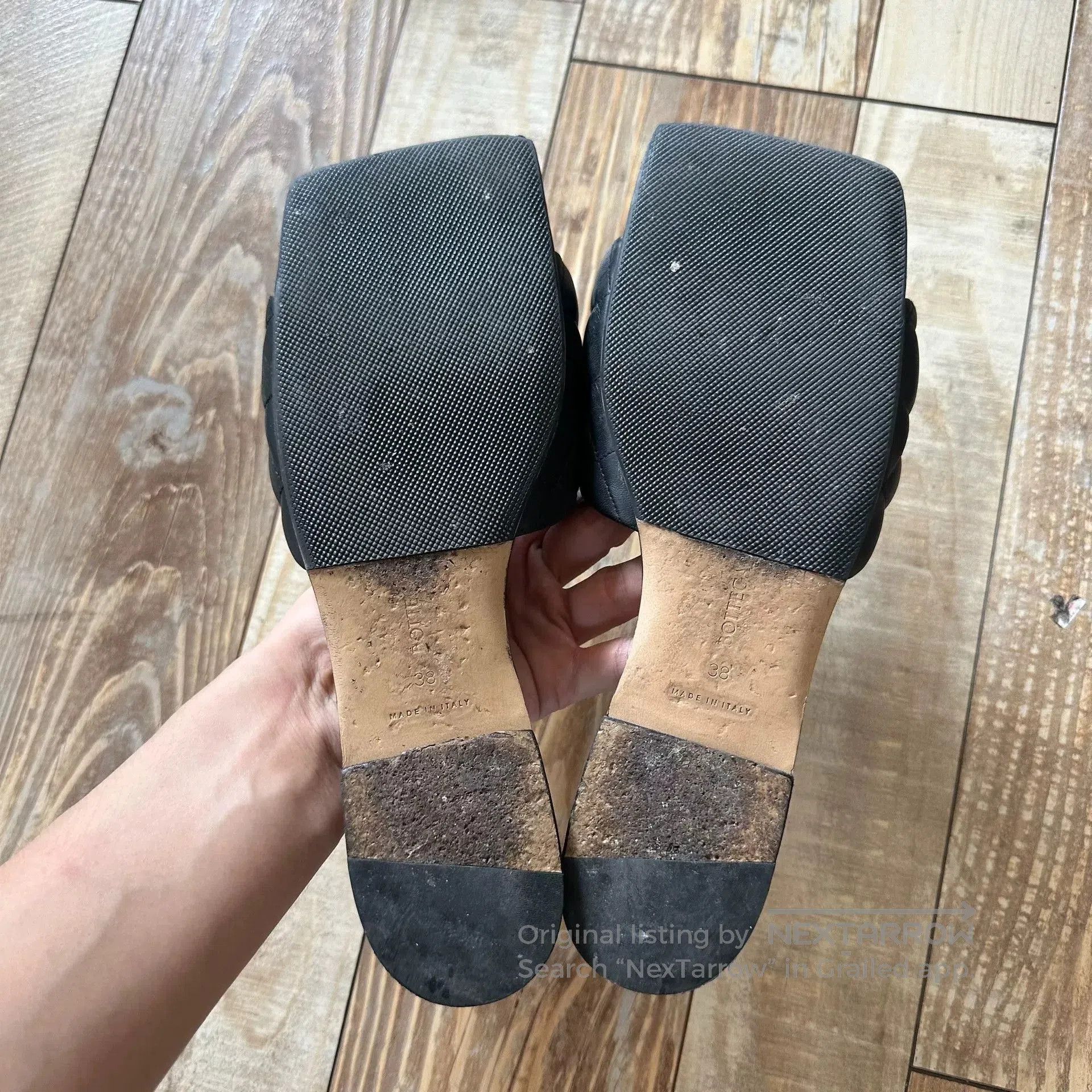 Bottega Veneta Bottega Veneta Quilted Leather Slippers. Size US 7 / IT 37 - 5 Thumbnail