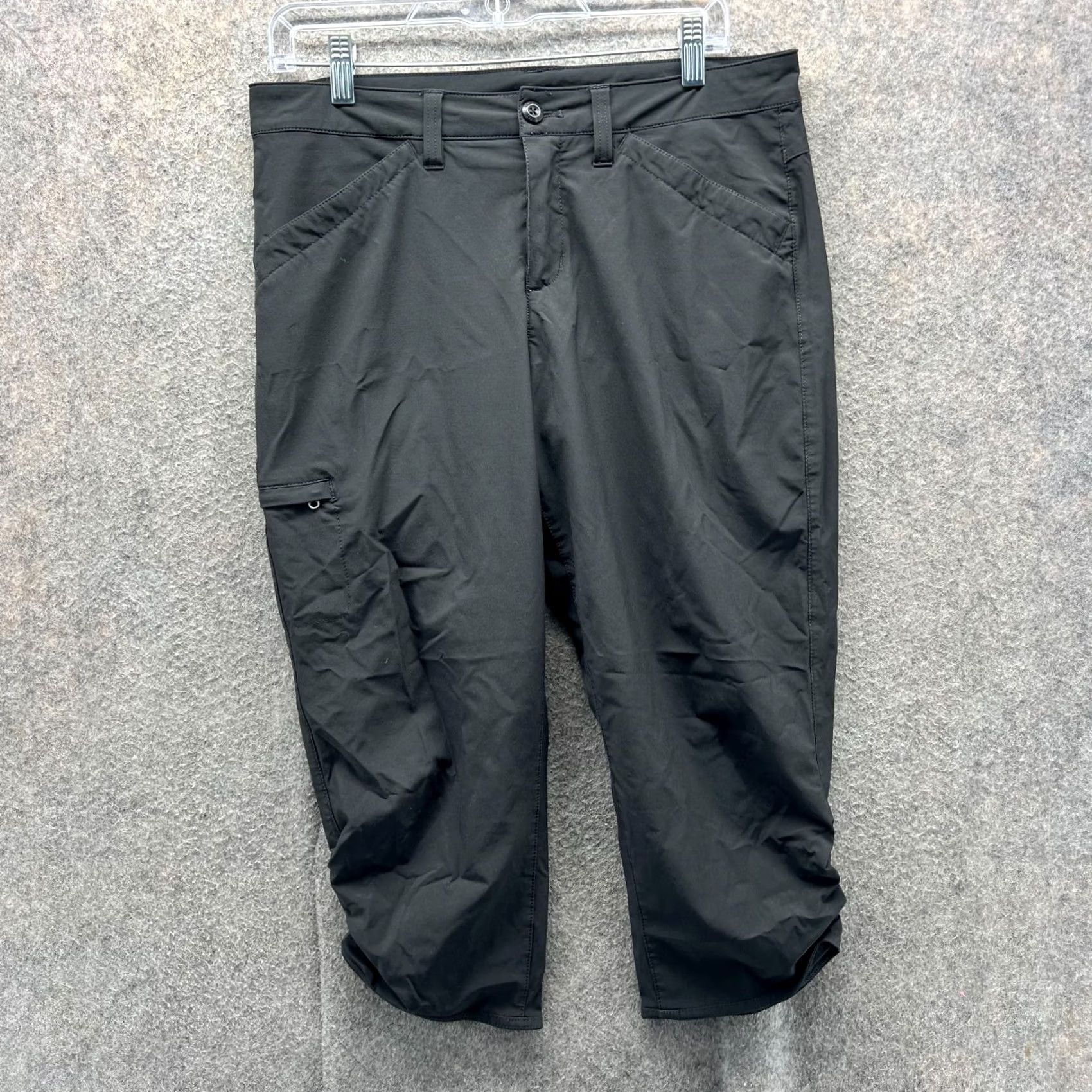 Eddie Bauer Eddie Bauer Pants Womens 8 Black Capri Lightweight Stretch Outdoor Hiking Size 30" / US 8 / IT 44 - 2 Thumbnail