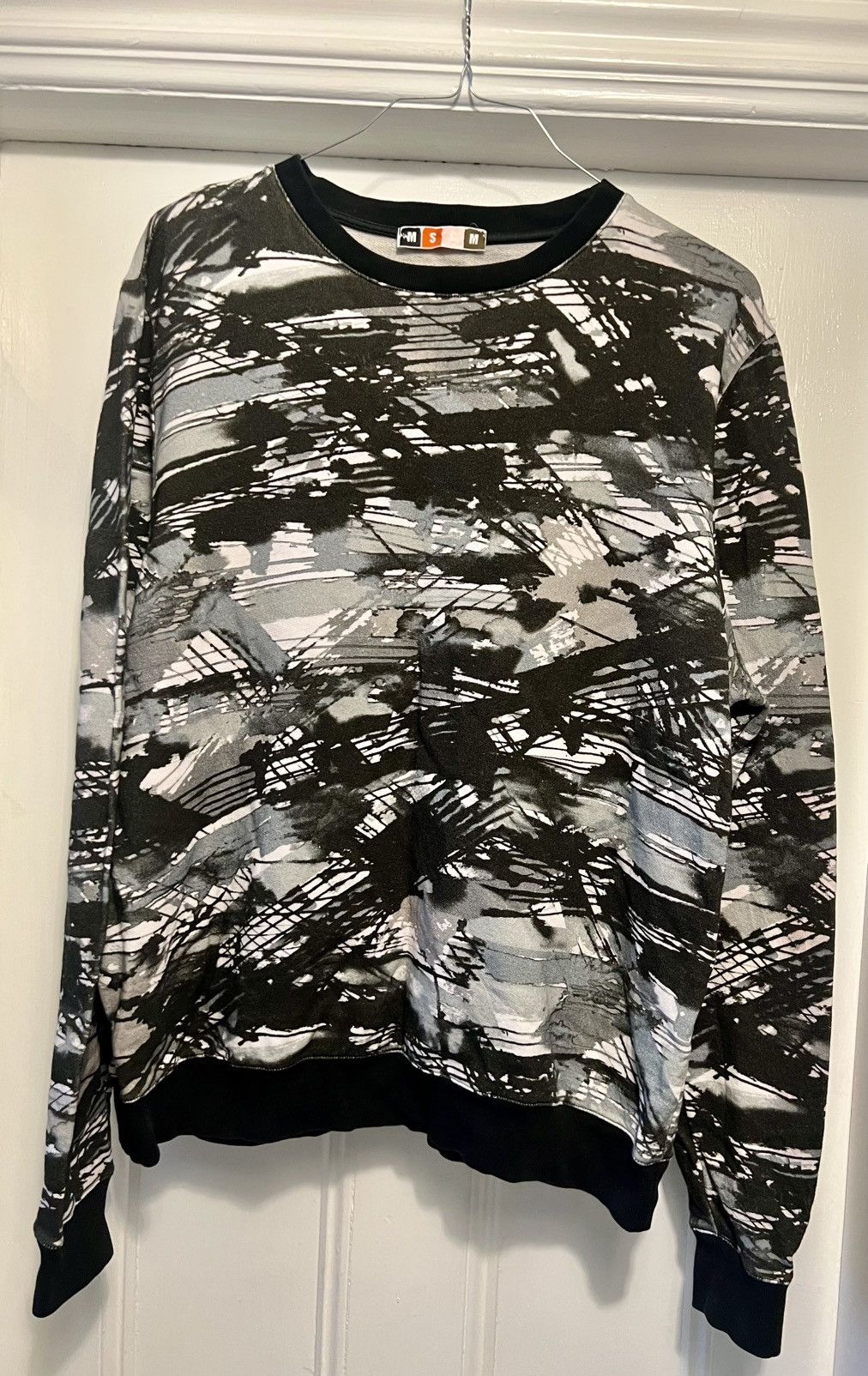 MSGM Authentic MSGM made in Italy graffiti print sweatshirt XL Size US XL / EU 56 / 4 - 1 Thumbnail
