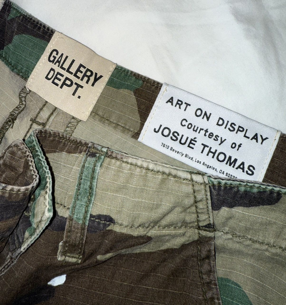 Gallery Dept. Gallery Dept. Flare Camo Cargo Pants Size US 33 - 4 Thumbnail