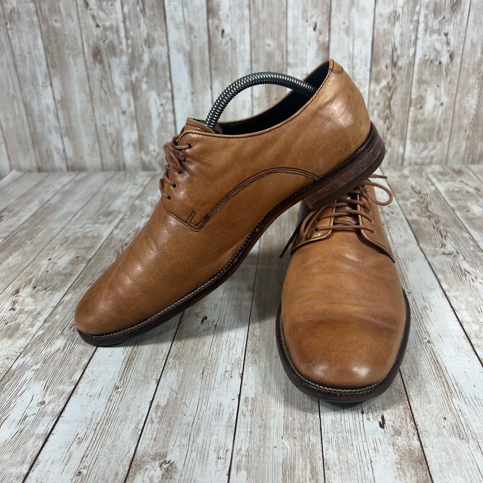 Cole Haan Cole Haan leather Oxford nik3 air heel tan Mens 8.5 Size US 8.5 / EU 41-42 - 5 Thumbnail