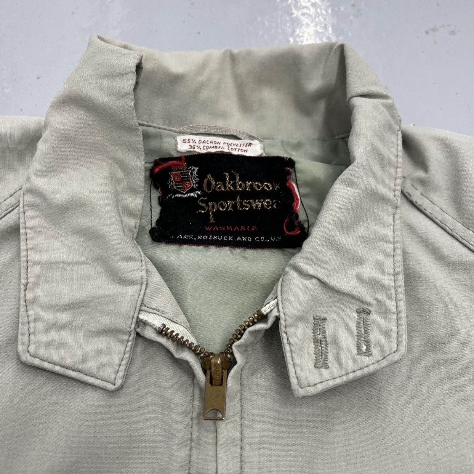 Sears Vintage 60s Oakbrook Sportswear Mint Spring Jacket Size US M / EU 48-50 / 2 - 5 Thumbnail