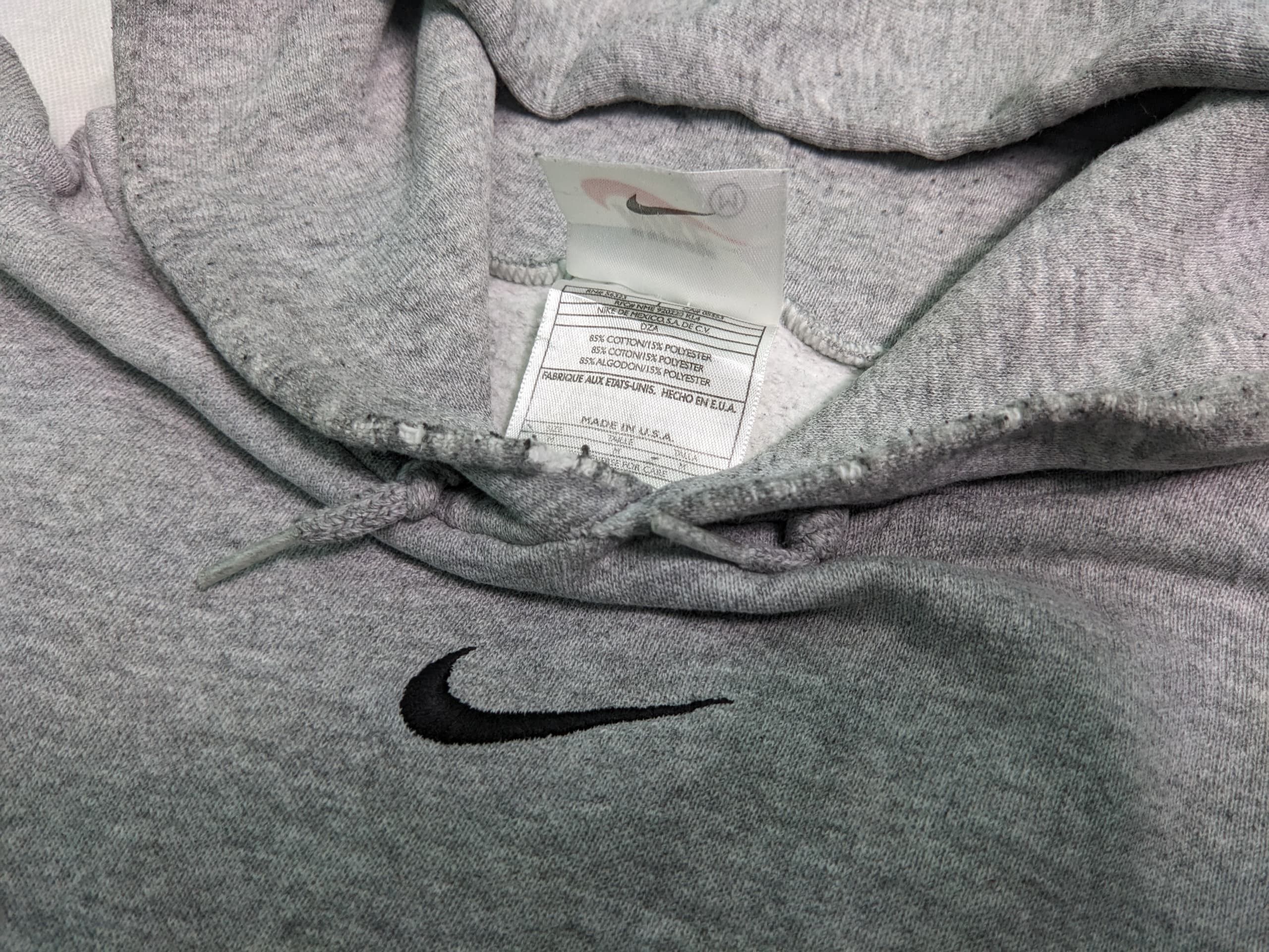 Nike × Vintage 90s VINTAGE NIKE CENTER LOGO PULLOVER HOODIE TRAVIS SCOTT Size US M / EU 48-50 / 2 - 9 Thumbnail