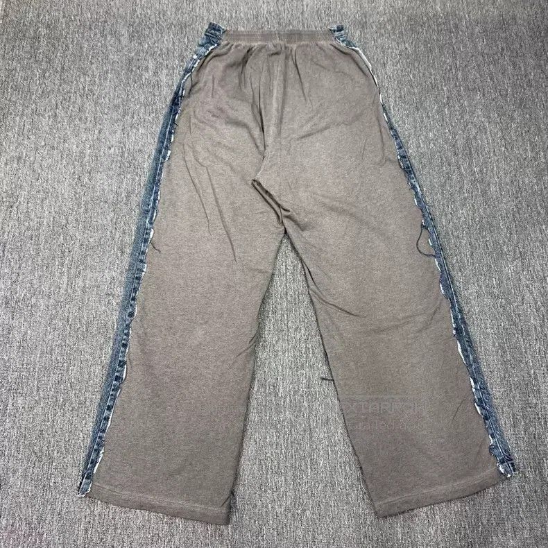 Balenciaga Balenciaga size S Blue Denim Sweatpants with Jeans Patch Size US 27 - 2 Thumbnail