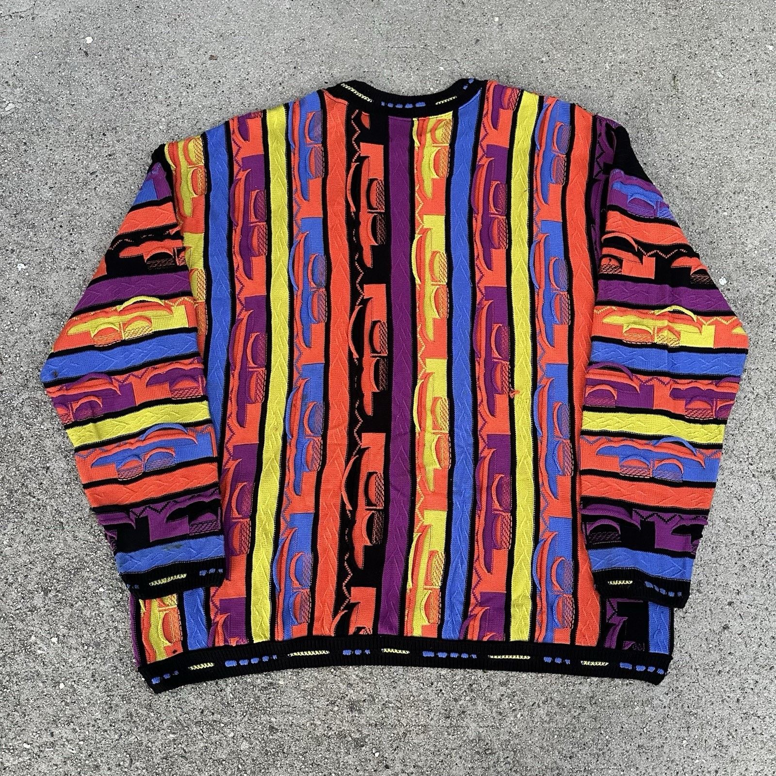 Vintage Steven Land Coogi Like Knit Sweater Sz 4X