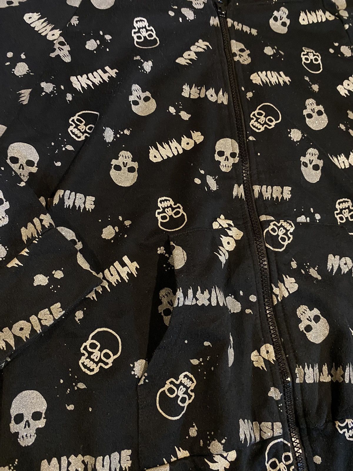 Japanese Brand C.O.L.Z.A SKULL HOODIE Size US M / EU 48-50 / 2 - 6 Thumbnail