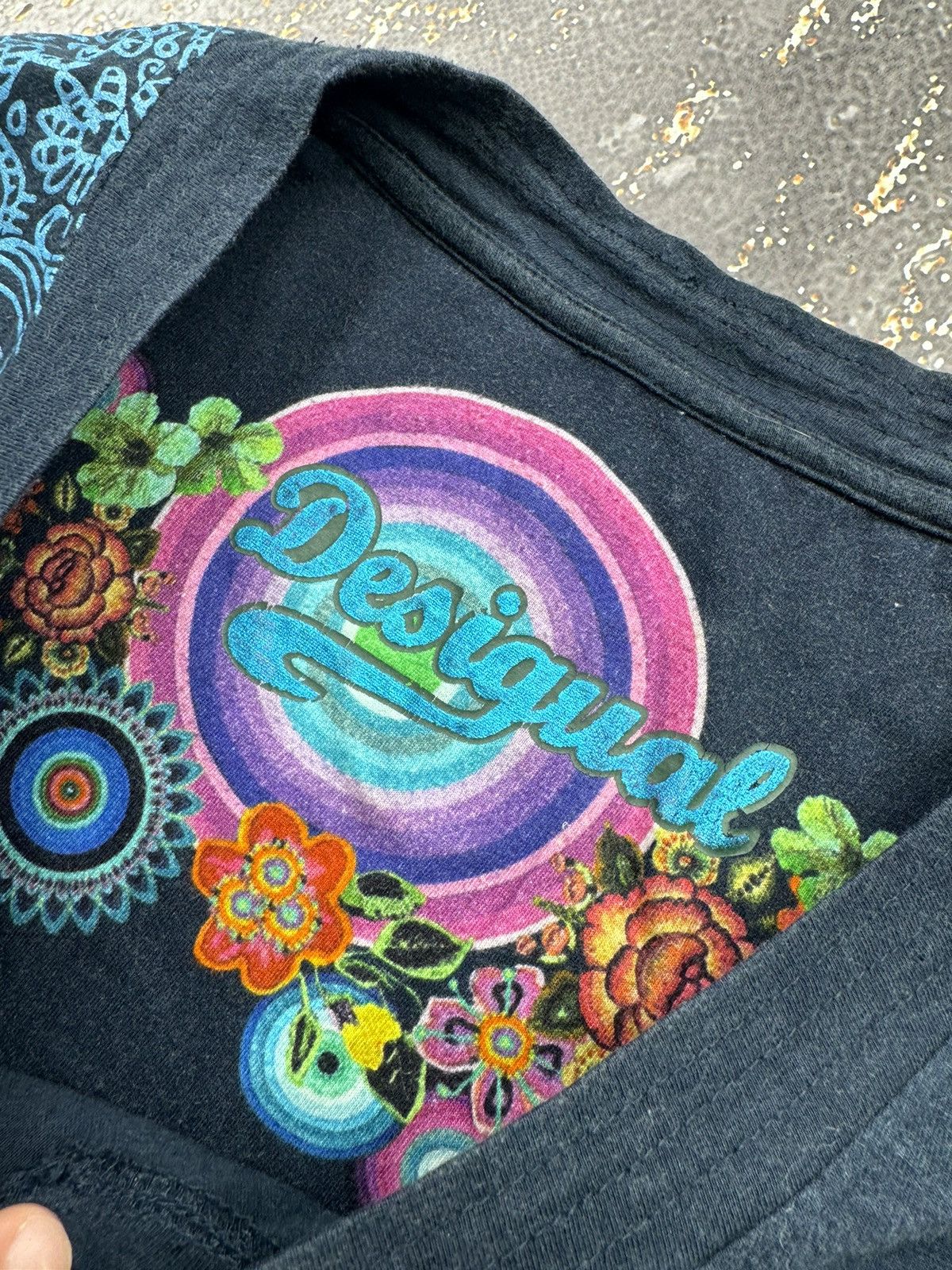 Desigual Desigual Vintage Printed Belted Long Sleeve Size M / US 6-8 / IT 42-44 - 4 Thumbnail