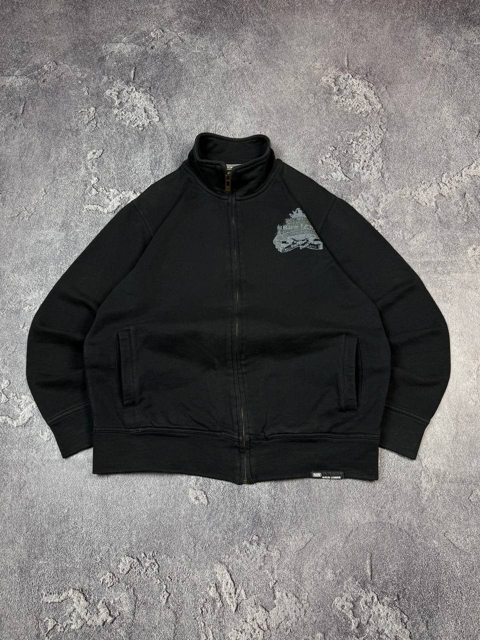 If Six Was Nine Y2K Gothic Full Zip Graphic Print 2000s Style Sweatshirt Size US L / EU 52-54 / 3 - 5 Thumbnail