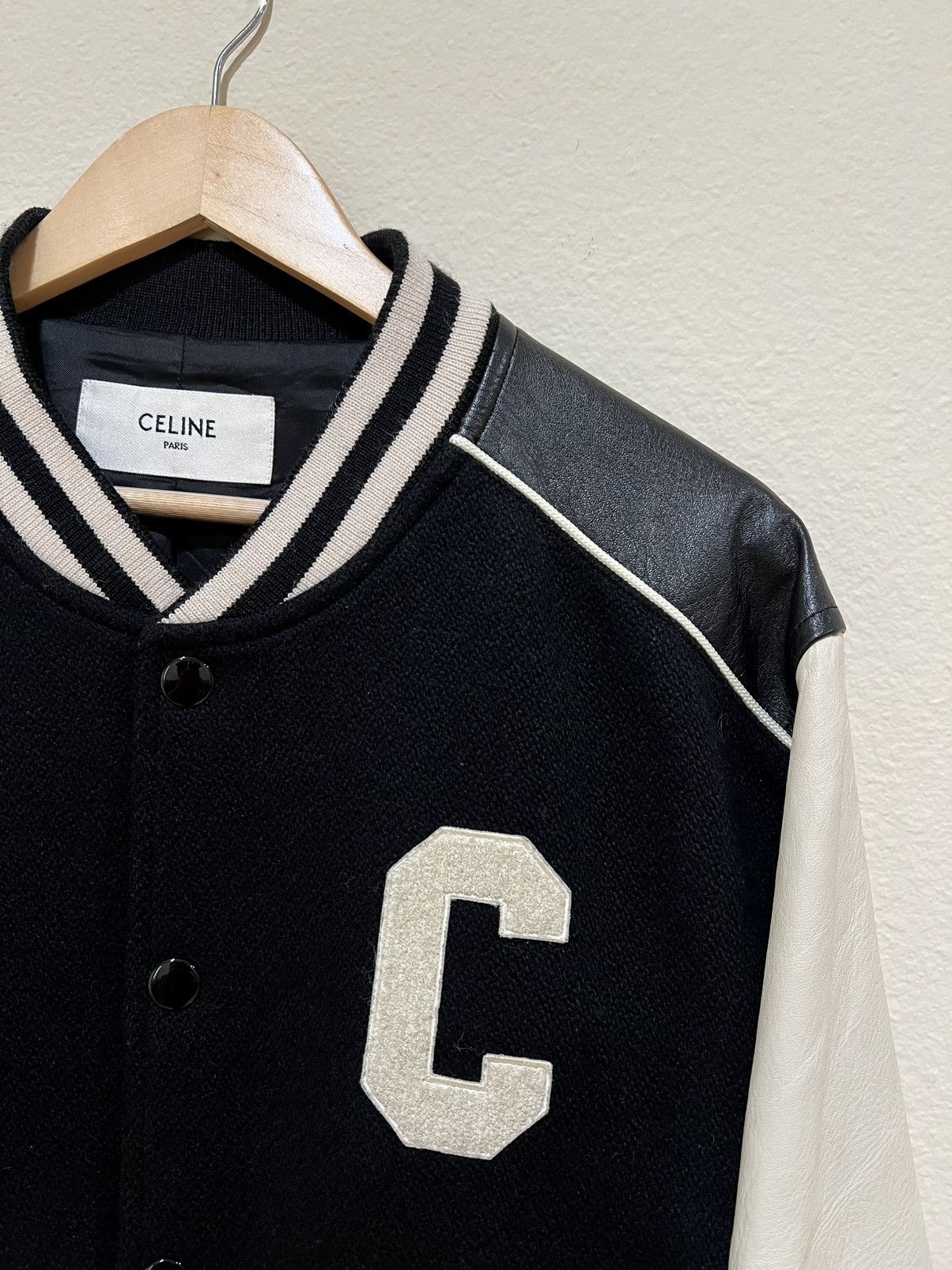 Celine Celine "C" teddy jacket Size US L / EU 52-54 / 3 - 2 Thumbnail