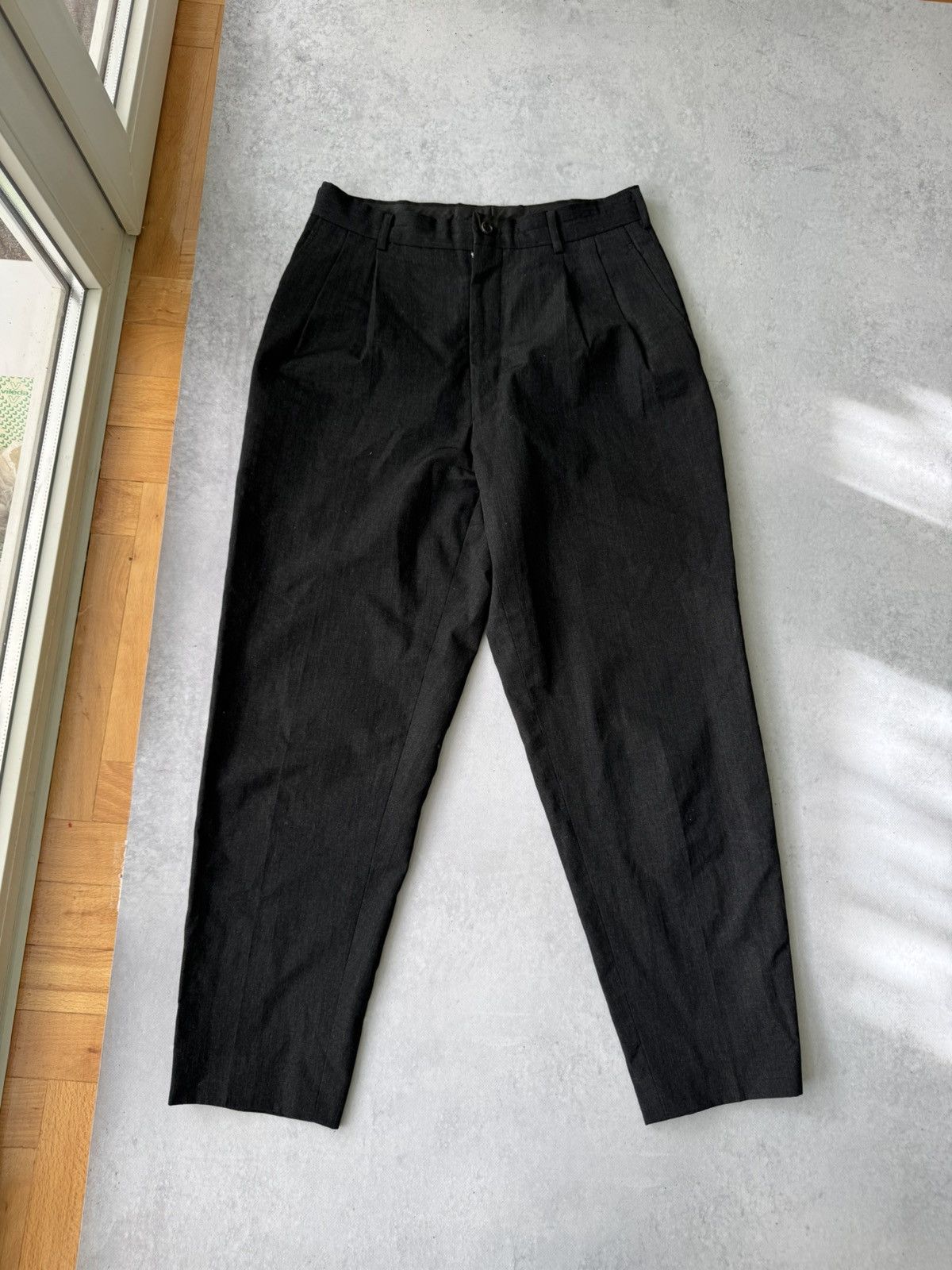 Comme des Garcons VTG 1989 Comme des Garcon Mens Wool Black Trouser Pants Size US 30 / EU 46 - 1 Thumbnail