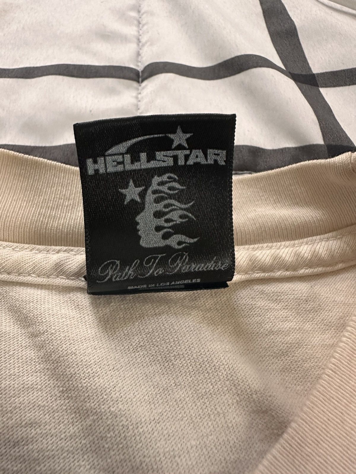 HELLSTAR White/Cream Hellstar T-Shirt Size XL Size US XL / EU 56 / 4 - 4 Thumbnail