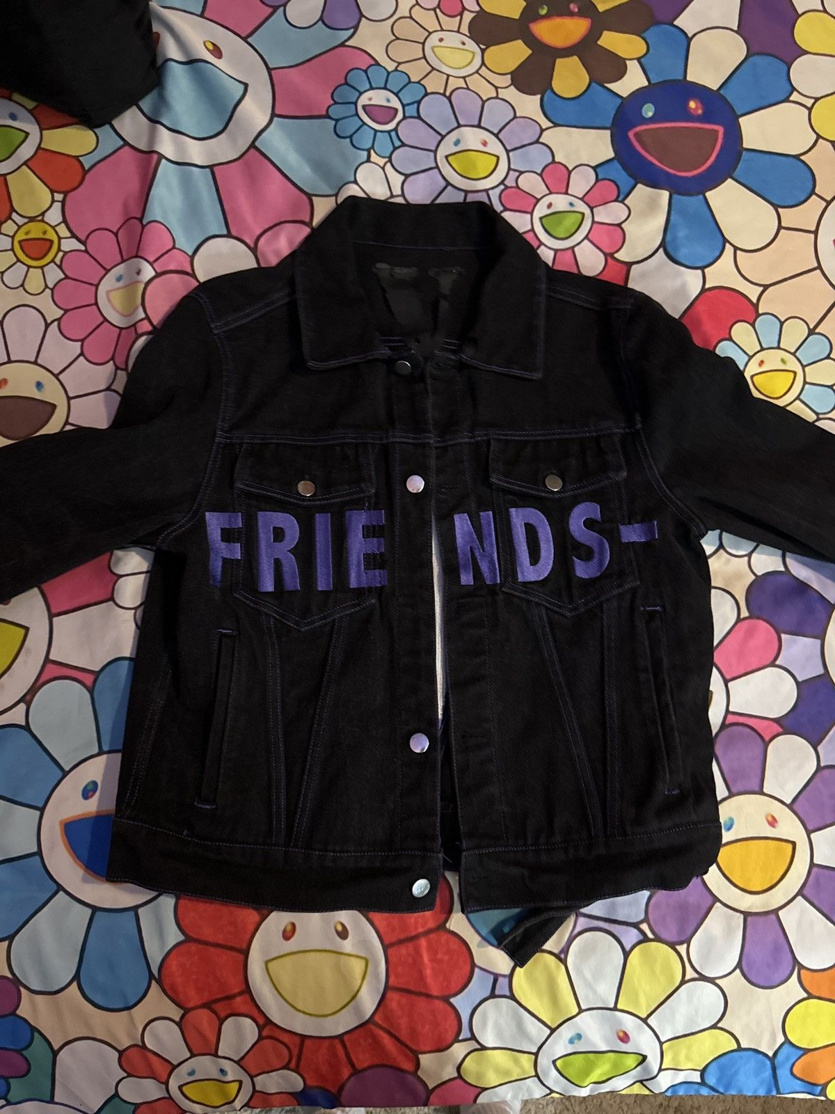 image of Asap Rocky x Vlone Purple Friends Jean Jacket, Men's (Size Medium)