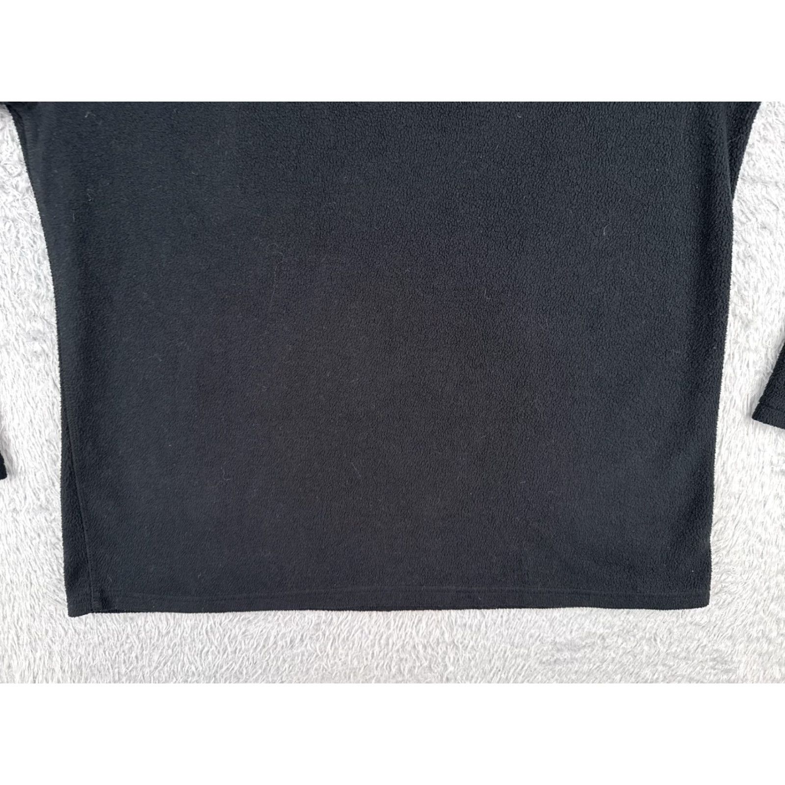 Vintage Cabela's Mens Sweater Shirt 1/4 Zip Pullover Black Long Sleeve Fleece Polyester Mock Neck Size US M / EU 48-50 / 2 - 5 Thumbnail