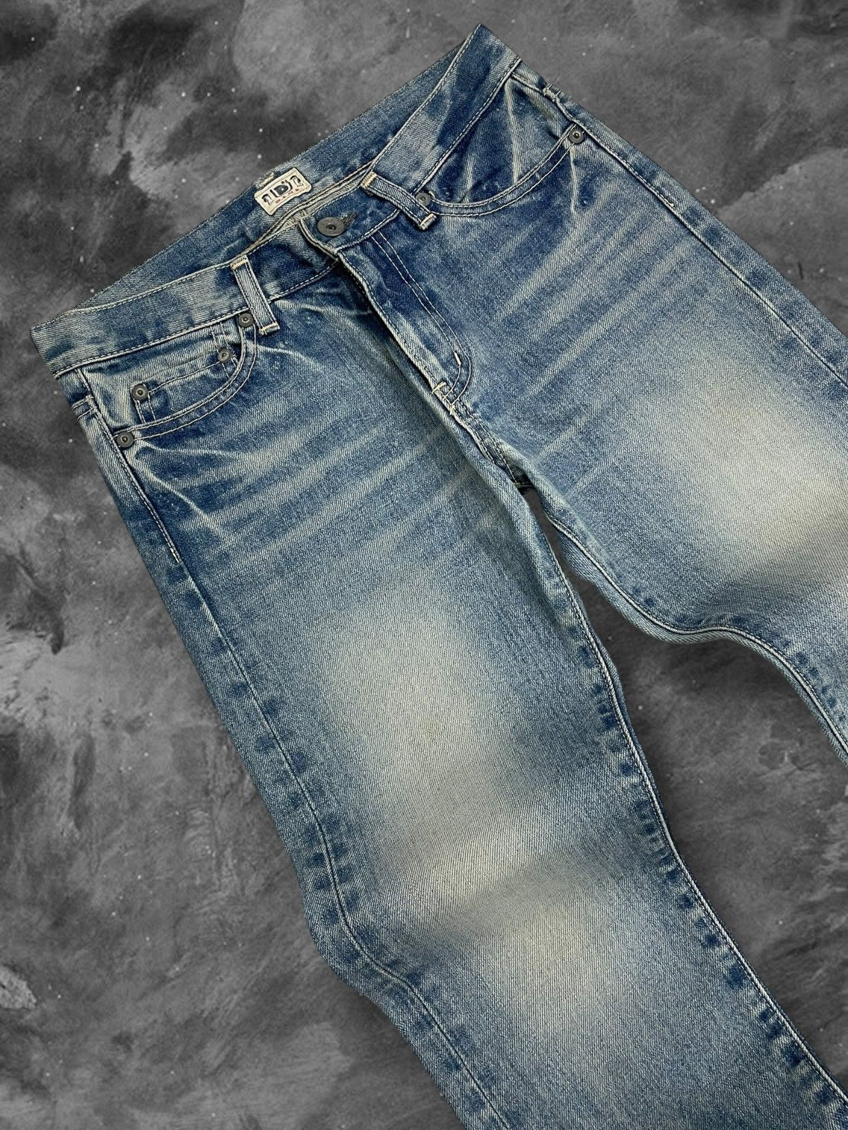 Hysteric Glamour Vintage 1990s Designer Japan Blue Blue Street Style Denim Size US 27 - 7 Thumbnail