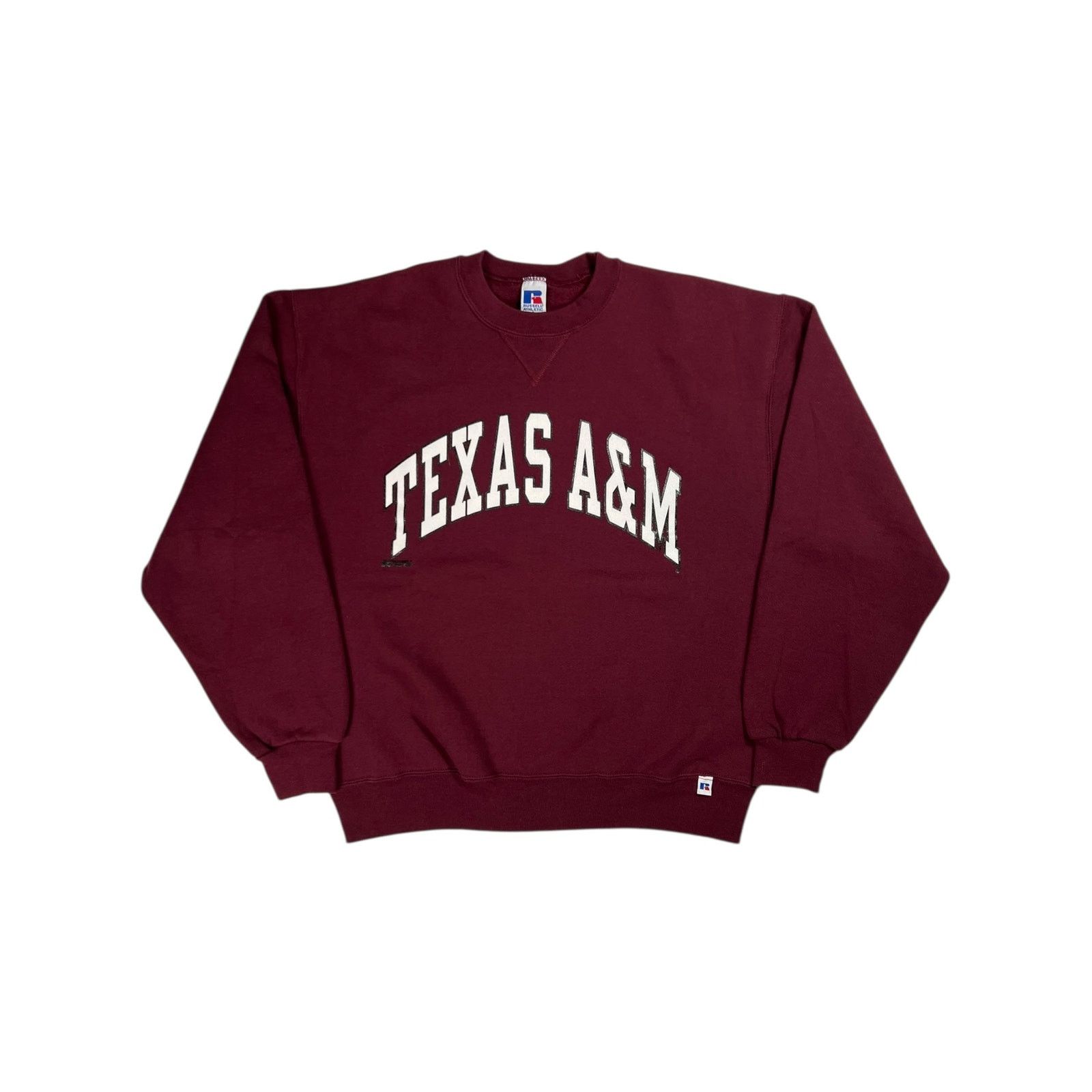 Russell Athletic × Vintage Vintage 90s Russell Athletic Texas A&M crewneck (L) Size US L / EU 52-54 / 3 - 1 Thumbnail