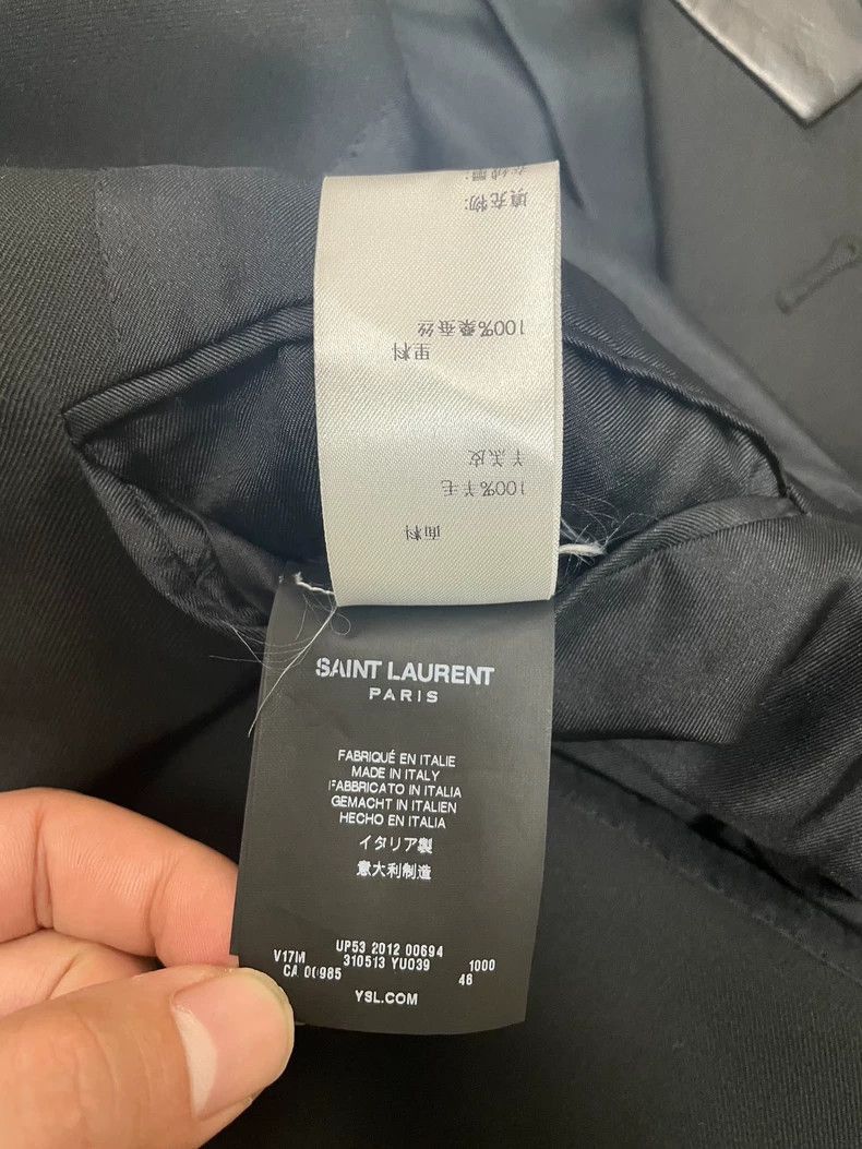Saint Laurent Paris Saint Laurent Double Breasted Black Blazer-2507 Size US M / EU 48-50 / 2 - 7 Thumbnail