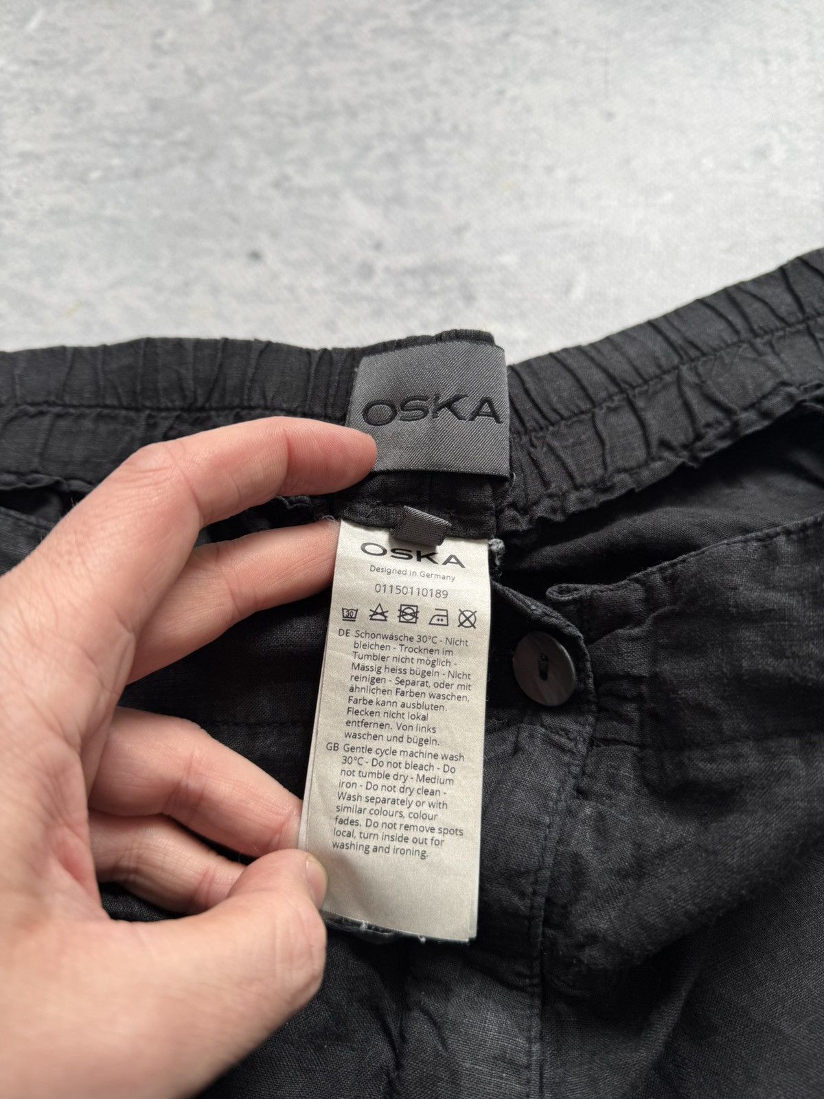 Designer × Japanese Brand × OSKA Oska vintage designer linen pants unisex Size 34" / US 12 / IT 48 - 6 Thumbnail