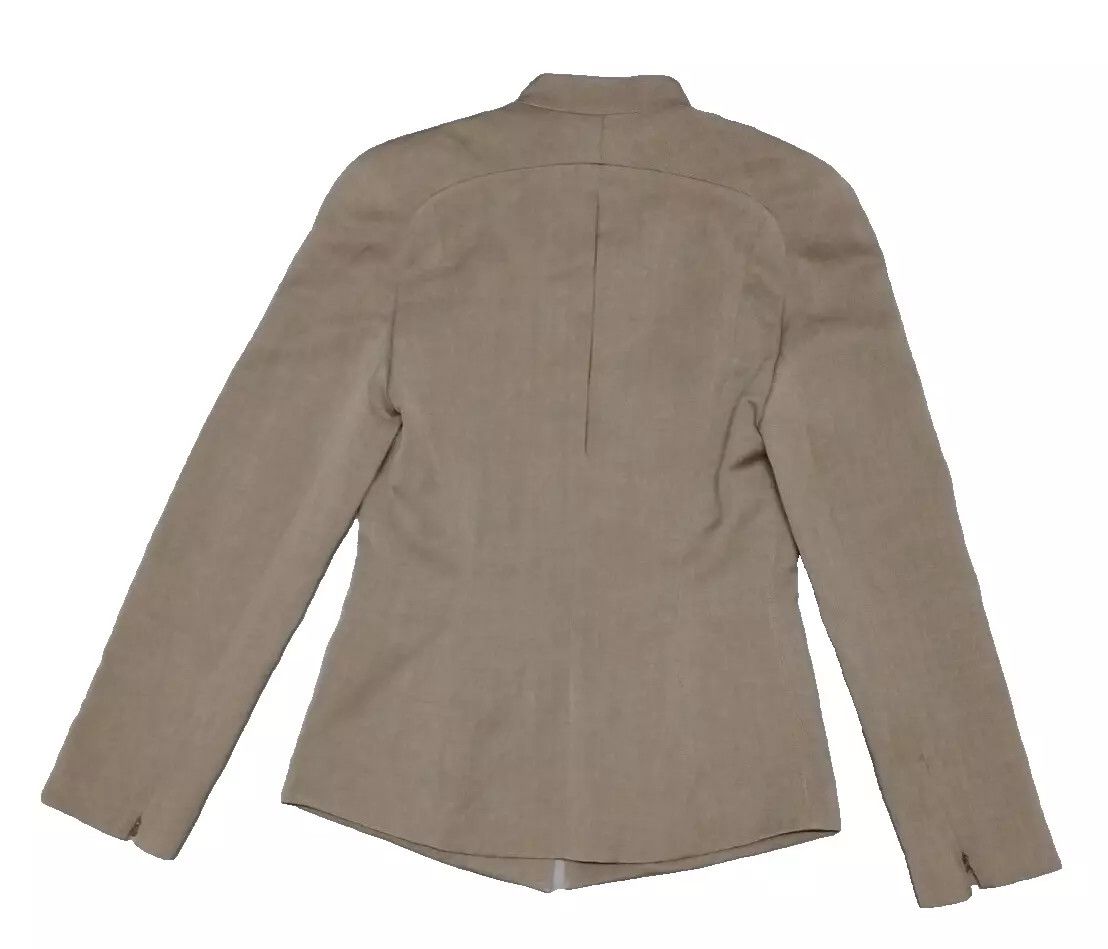 Salvatore Ferragamo SALVATORE FERRAGAMO Women Long Sleeve Vtg Tan Jacket Size M / US 6-8 / IT 42-44 - 6 Thumbnail