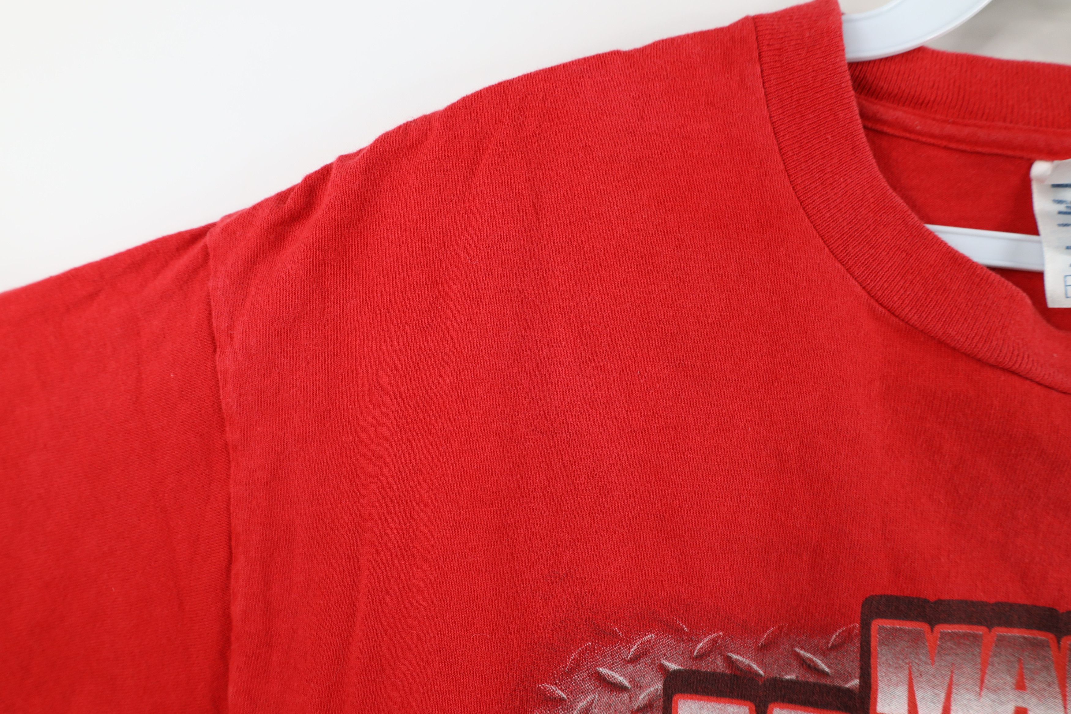 Vintage Vintage Y2K 2006 Nascar Mark Martin Racing T-Shirt Red Size US L / EU 52-54 / 3 - 7 Thumbnail