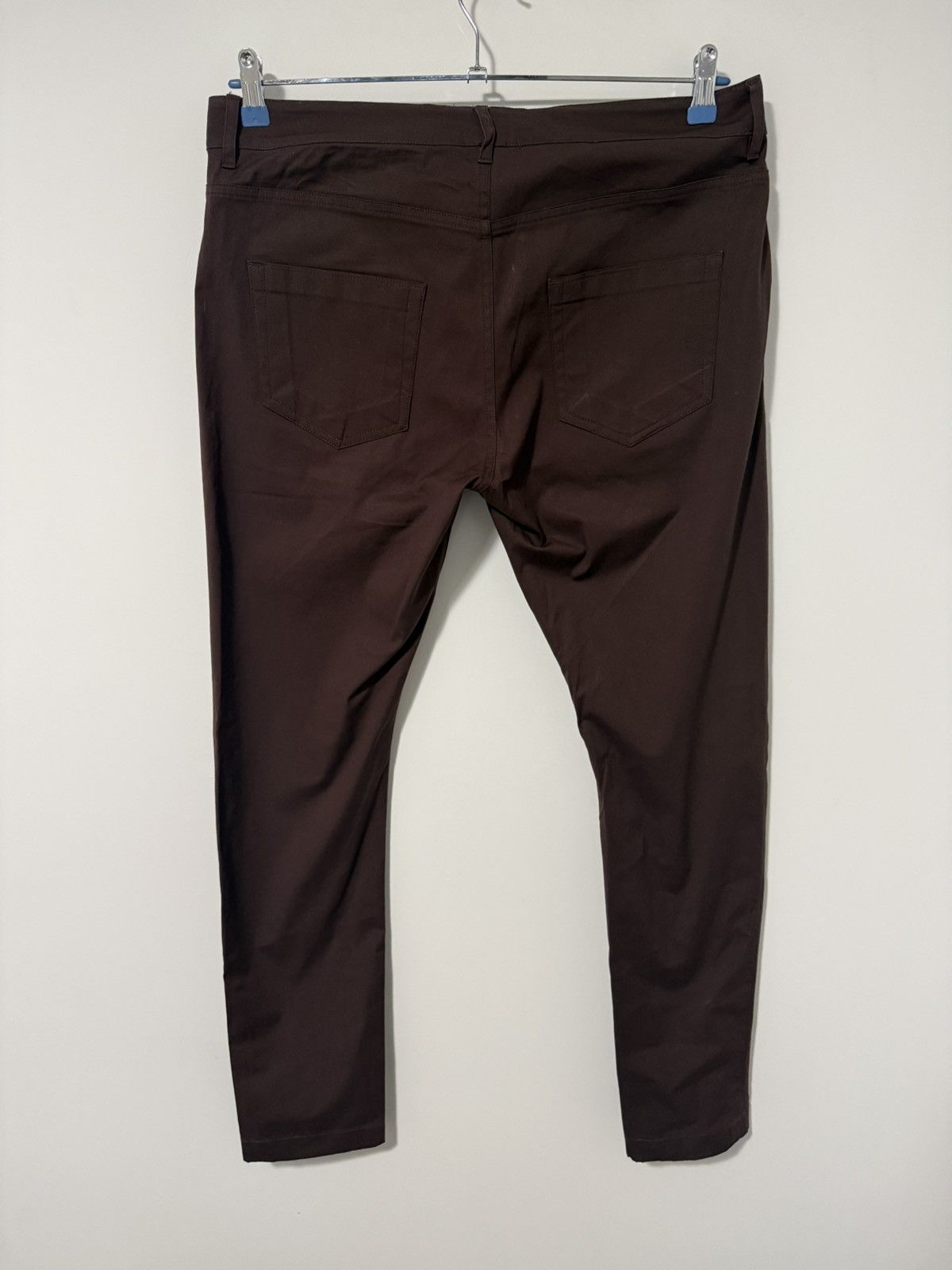 Rick Owens Rick Owens brown cotton trousers Size US 36 / EU 52 - 2 Thumbnail