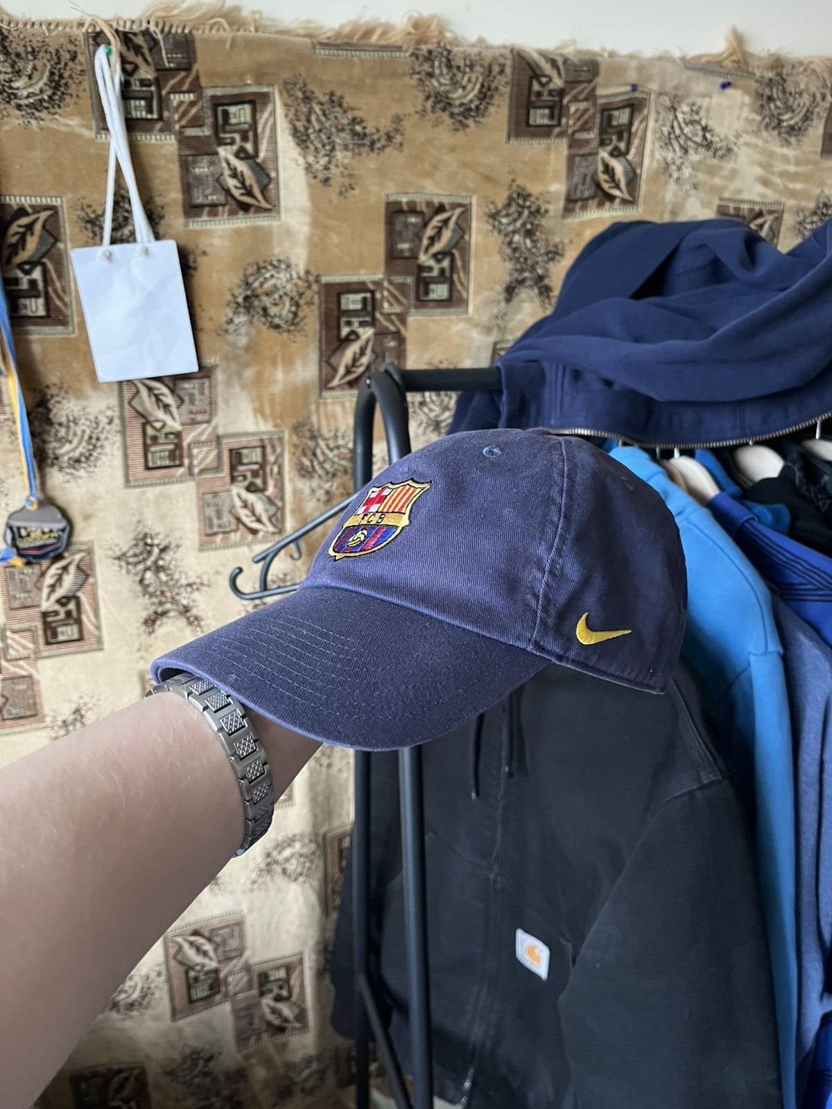 Nike FC Barcelona x Nike Cap – Vintage Football Classic Size ONE SIZE - 4 Thumbnail