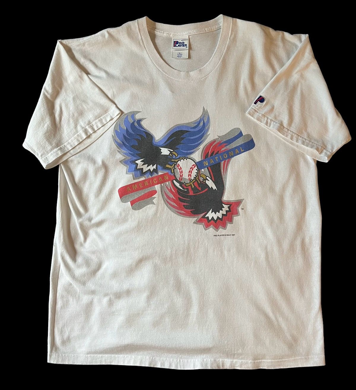 MLB × Pro Player × Vintage Vintage 1997 MLB American/National Pro Player T shirt XL Size US XL / EU 56 / 4 - 8 Thumbnail