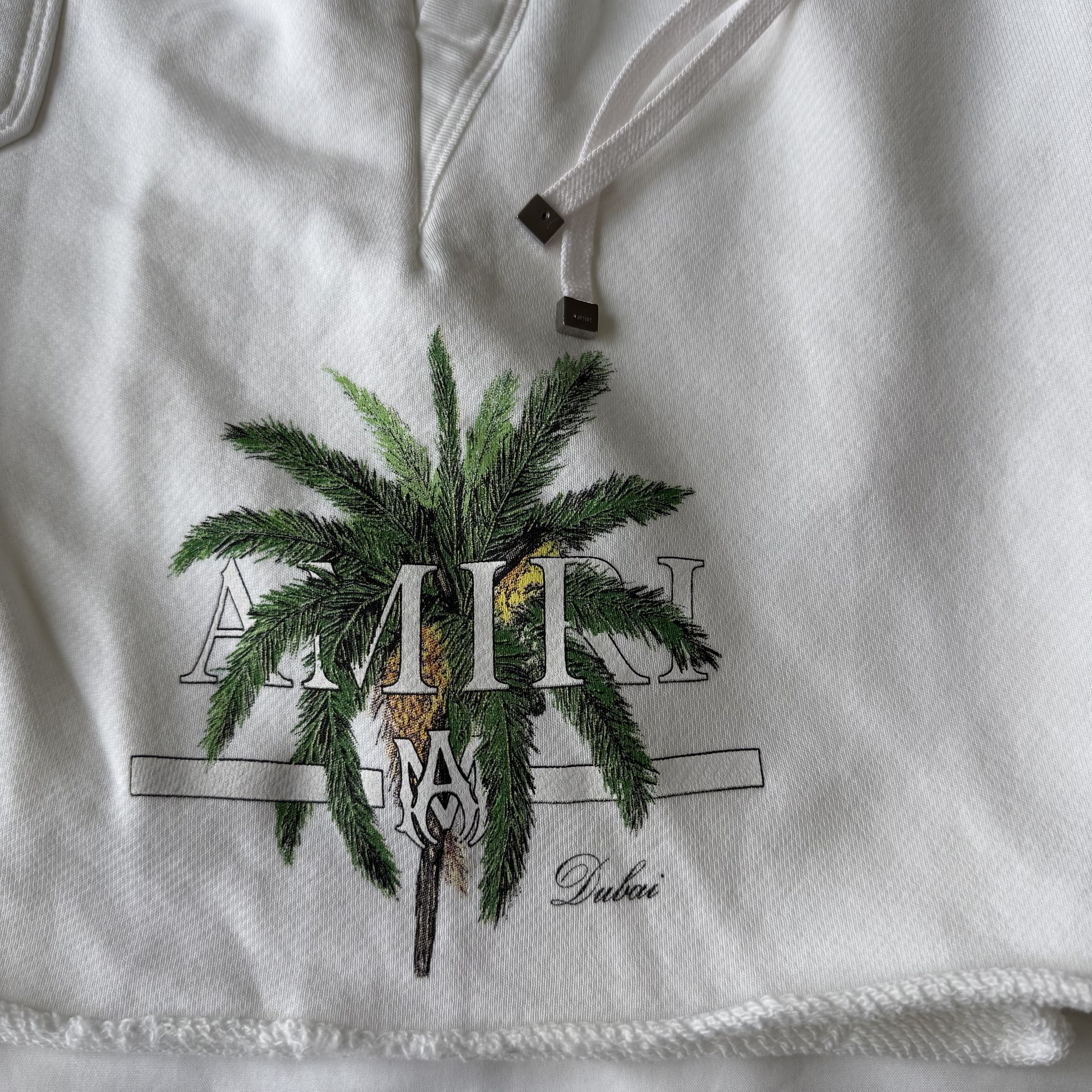 Amiri Amiri Dubai Exclusive Palm Tree Embroidered Sweatshorts Size US 43 - 3 Thumbnail