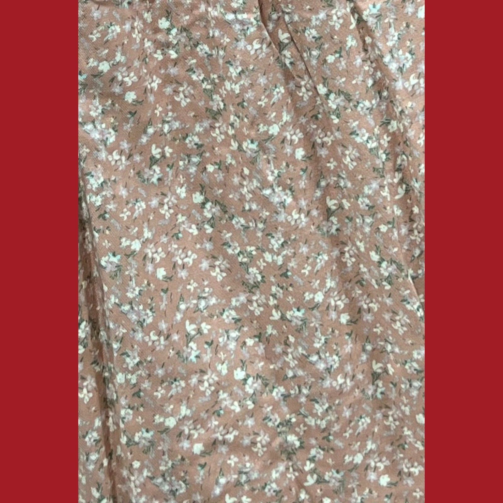 Arizona Jean Co. Arizona - Women's Sleeveless Jumpsuit - Juniors - Beige Flor Size 22" - 15 Thumbnail