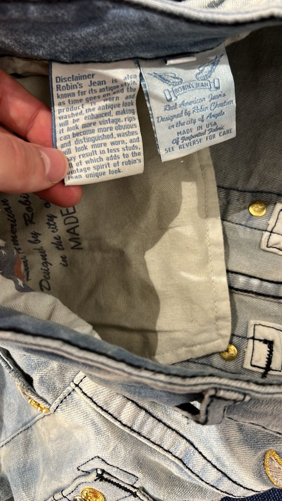 Robins Jeans Robin’s Jean Jeans Size US 32 / EU 48 - 8 Thumbnail