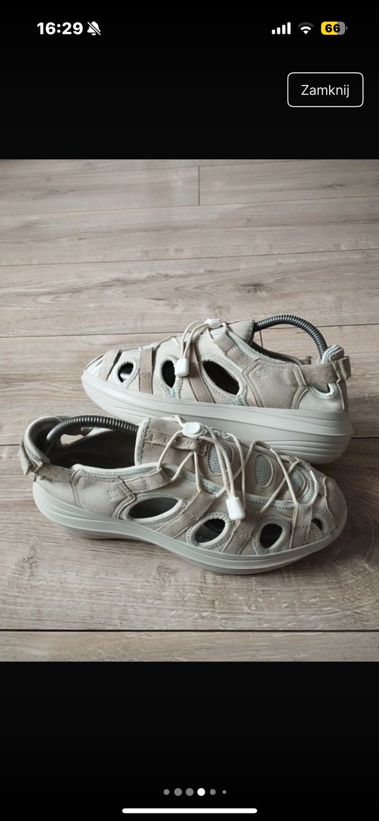 Kybun Kybun Ascona sandals size 42 1/3 premium beige Size US 11 / IT 41 - 4 Thumbnail