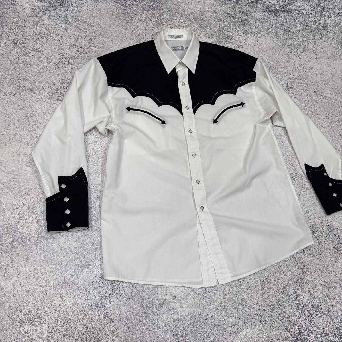 Panhandle Slim Vintage Panhandle Slim Western Shirt Pearl Snaps Yoke Smile Size US L / EU 52-54 / 3 - 2 Thumbnail