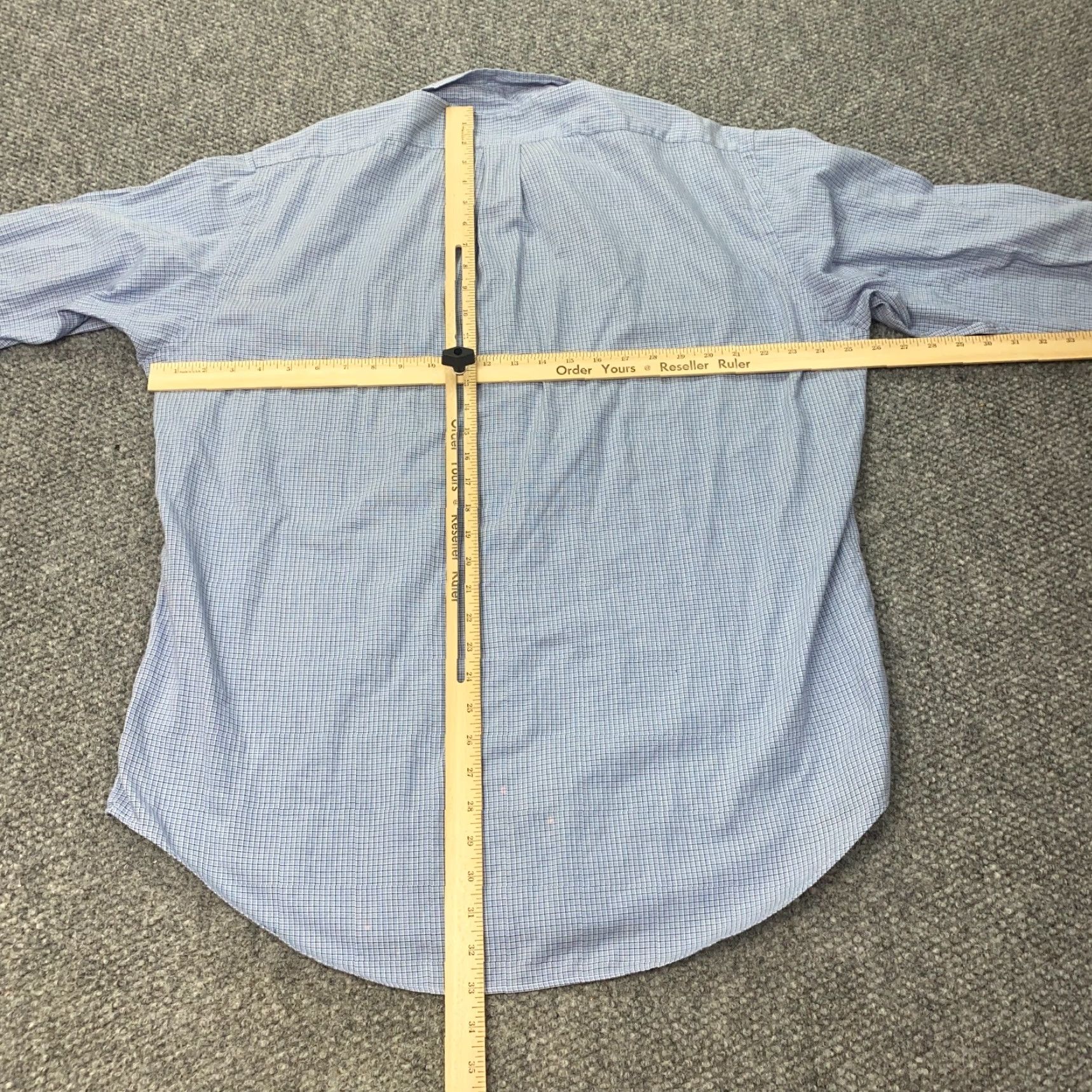Ralph Lauren VINTAGE Ralph Lauren Button-Up Shirt Mens Size 16.5 Blue Plaid Long Sleeve 90s Size US L / EU 52-54 / 3 - 7 Thumbnail
