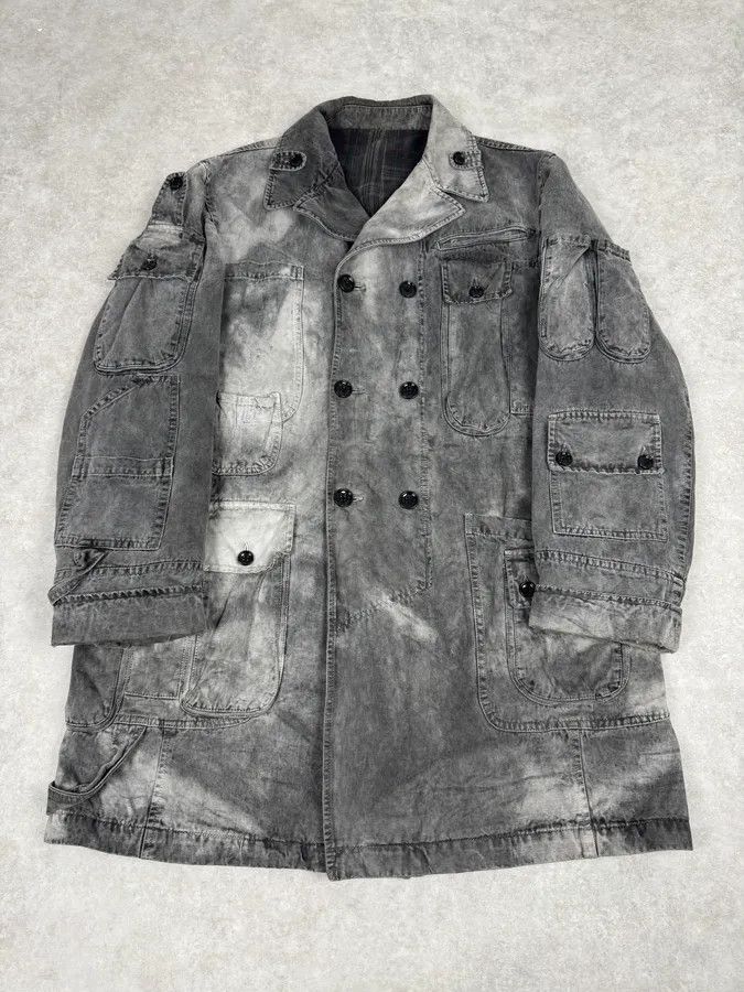 Dolce & Gabbana AW2003 Dolce & Gabbana Cargo Utility Pockets Faded Grey Jacket Size US L / EU 52-54 / 3 - 1 Thumbnail