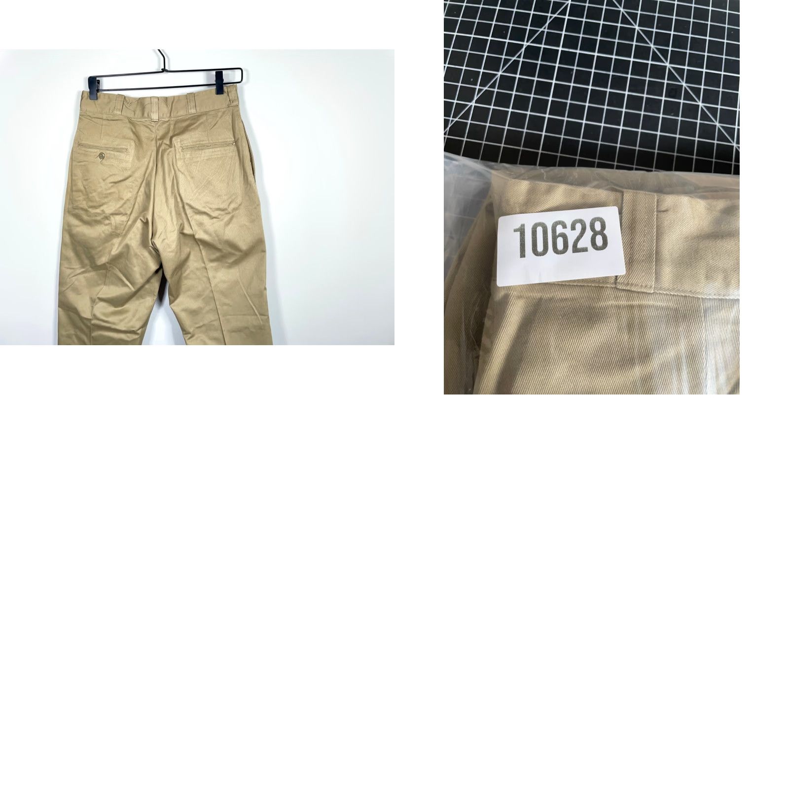 Vintage VINTAGE Tennessee Overall Co. Army Chino Pants Men 28x28 Beige 70s US Military 8.2 oz. Uniform Twill Cotton Straight Front Zip Plaid Pockets Size US 28 / EU 44 - 10 Thumbnail