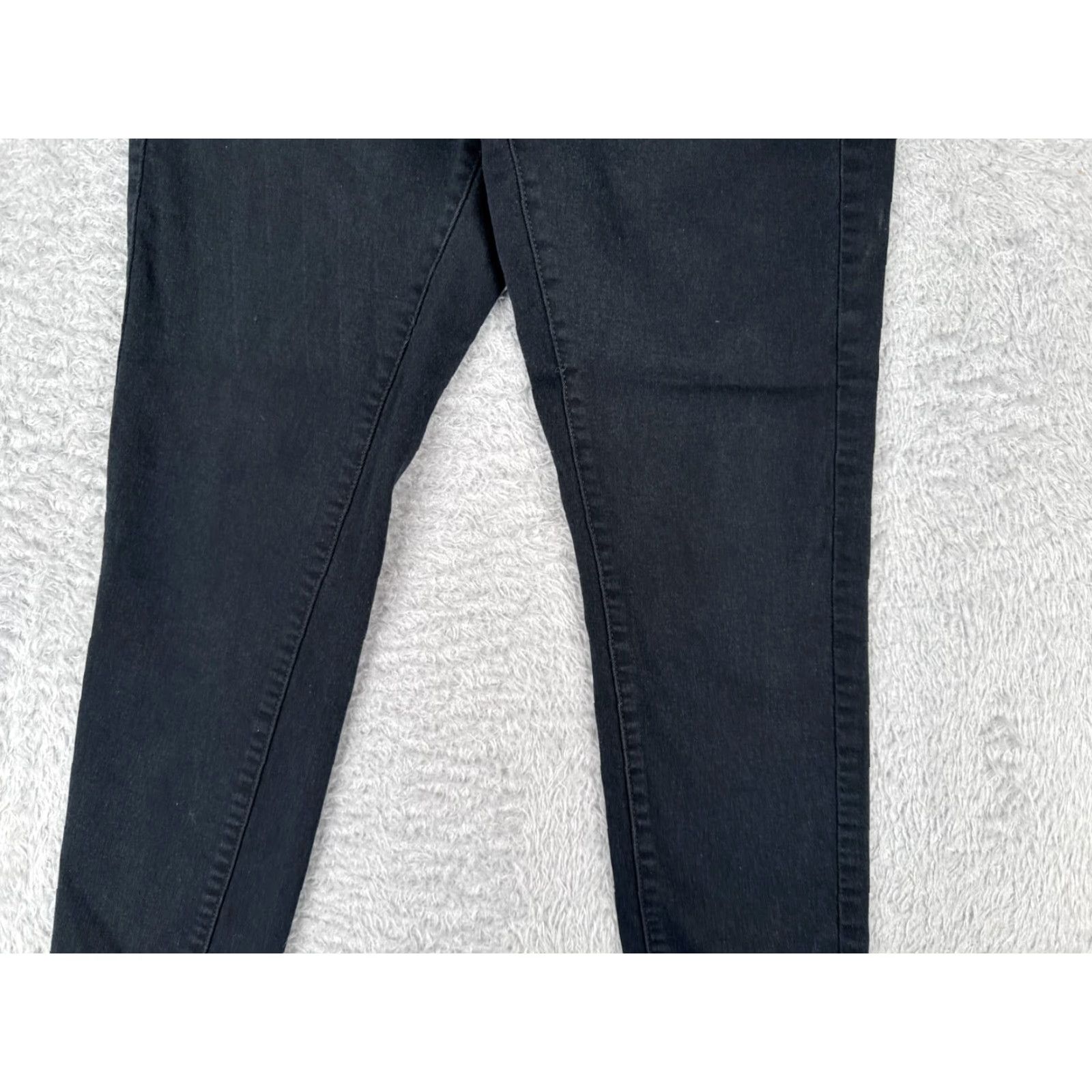 Vintage Universal Thread Jeans Womens Highest Rise Skinny Black Denim Cotton 27x26 6 Size 28" / US 6 / IT 42 - 3 Thumbnail