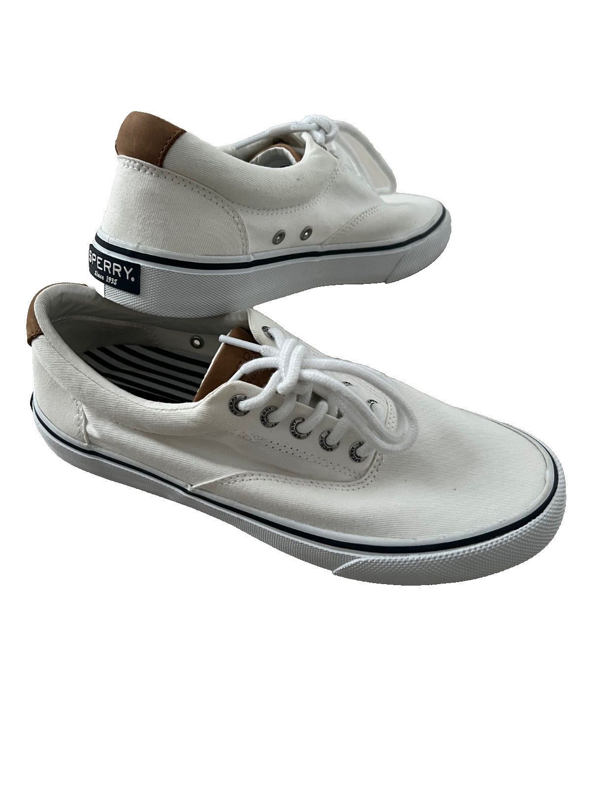 Sperry Sperry Top Sider Striper II CVO SW Lace Shoes White ( 7 ) Size US 7 / EU 40 - 3 Thumbnail