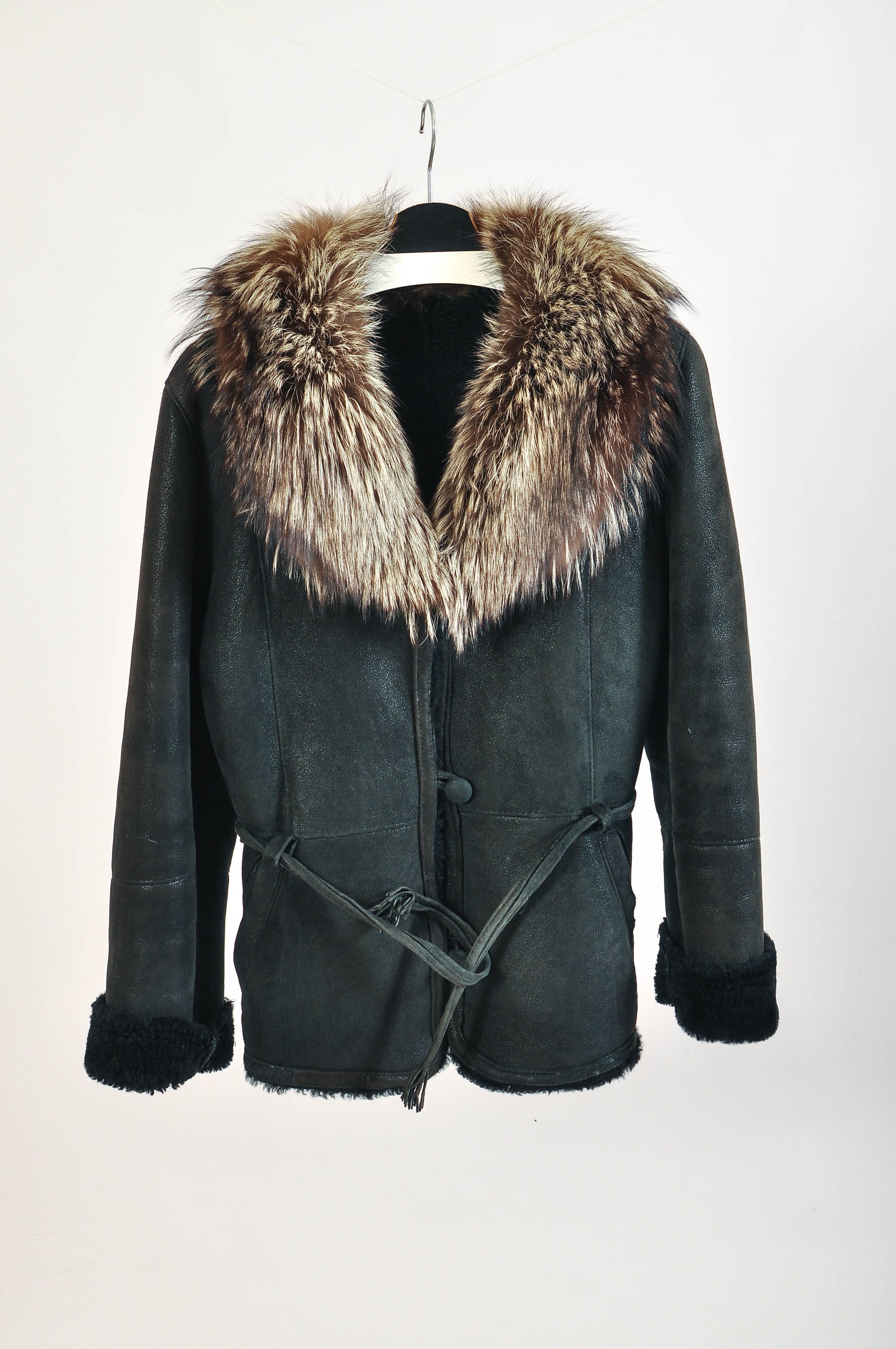 Other Real sheraling coat with fur collar Size S / US 4 / IT 40 - 1 Thumbnail
