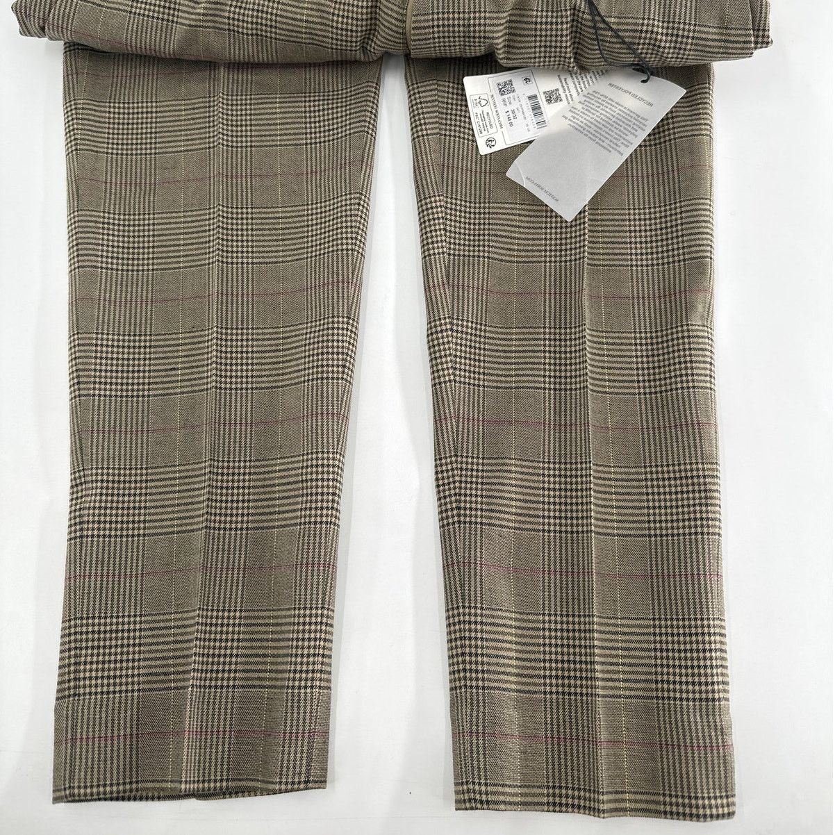 Scotch & Soda Scotch & Soda Taupe Check Slim Tapered Fit Chino Pants 30/32 Size US 30 / EU 46 - 9 Thumbnail