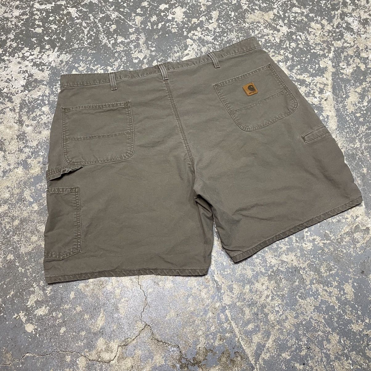 Other Vintage Carhartt Brown/Green Carpenter Workwear Shorts Jorts Size US 43 - 3 Thumbnail